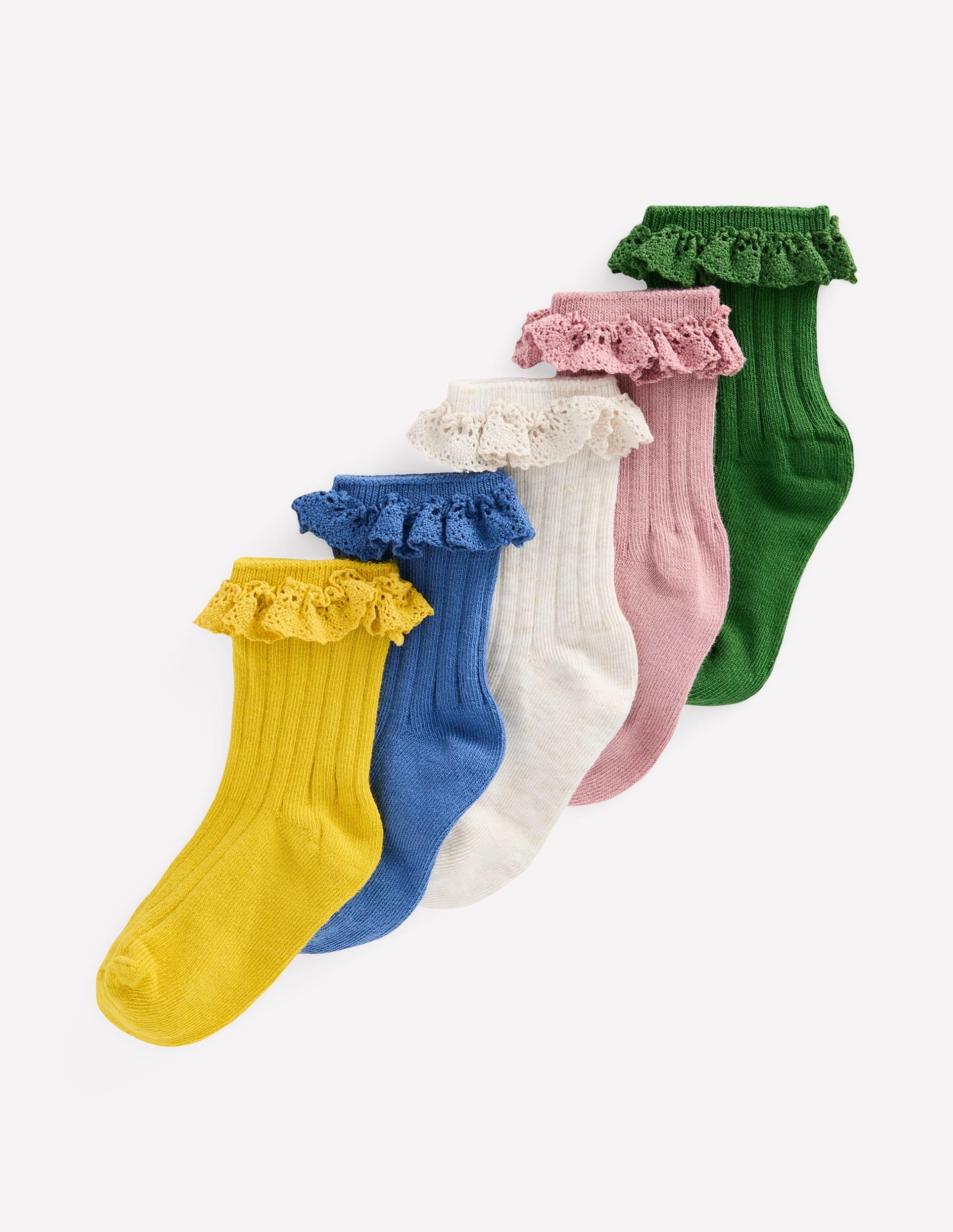 Baby 5 Pack Socks-Multi