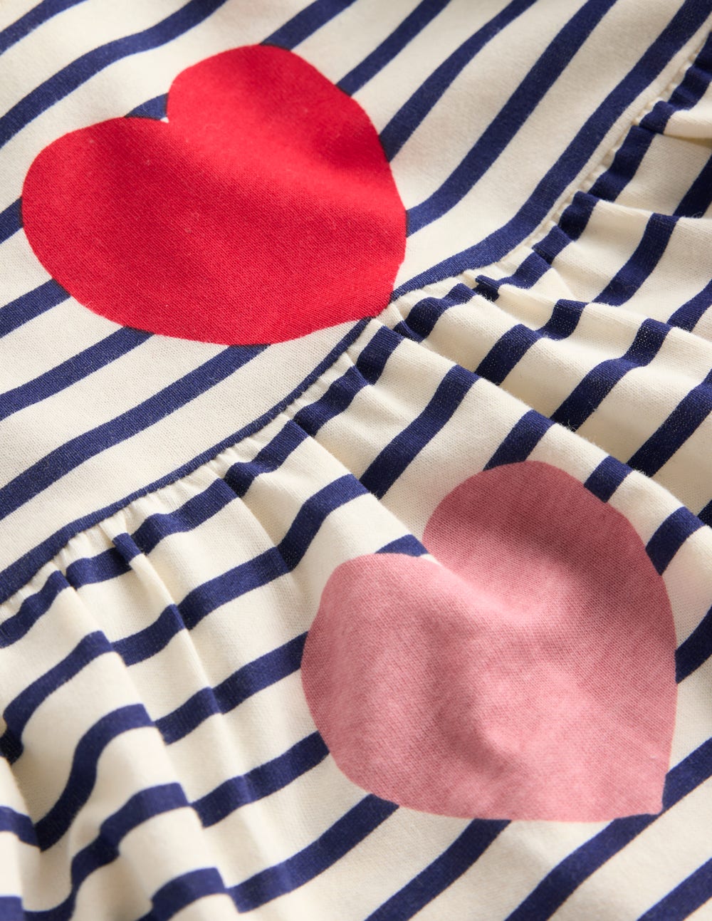 Ariel Twirly Jersey Dress-Multi Heart Stripe - Image 6