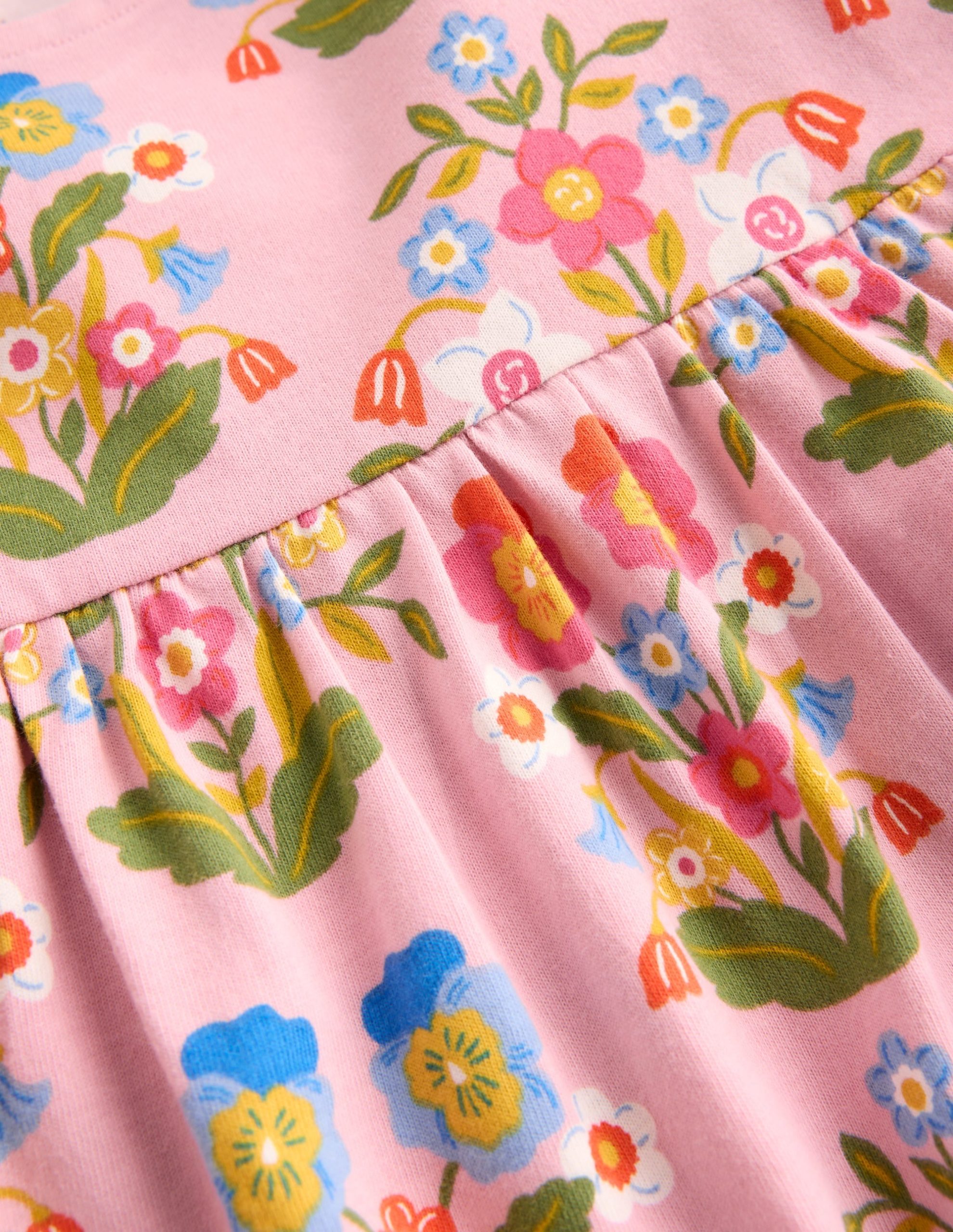 Ariel Long Sleeve Twirly Dress-Vintage Pink Pansy - Image 4