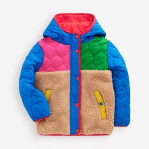 Janie Borg Mix Jacket-Multi Colourblock