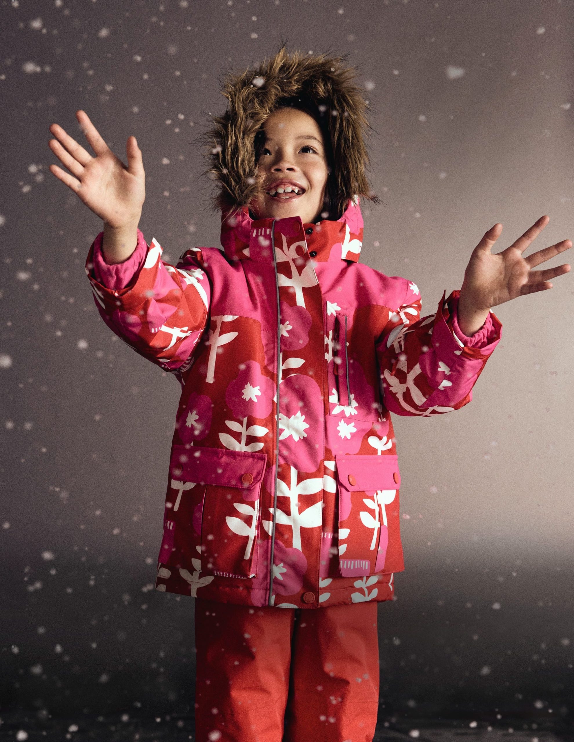 All-Weather Waterproof Coat-Giant Pink