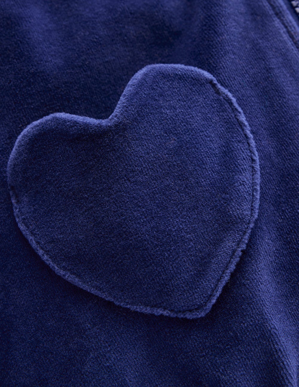 Velour Hoodie-Starboard Blue - Image 8