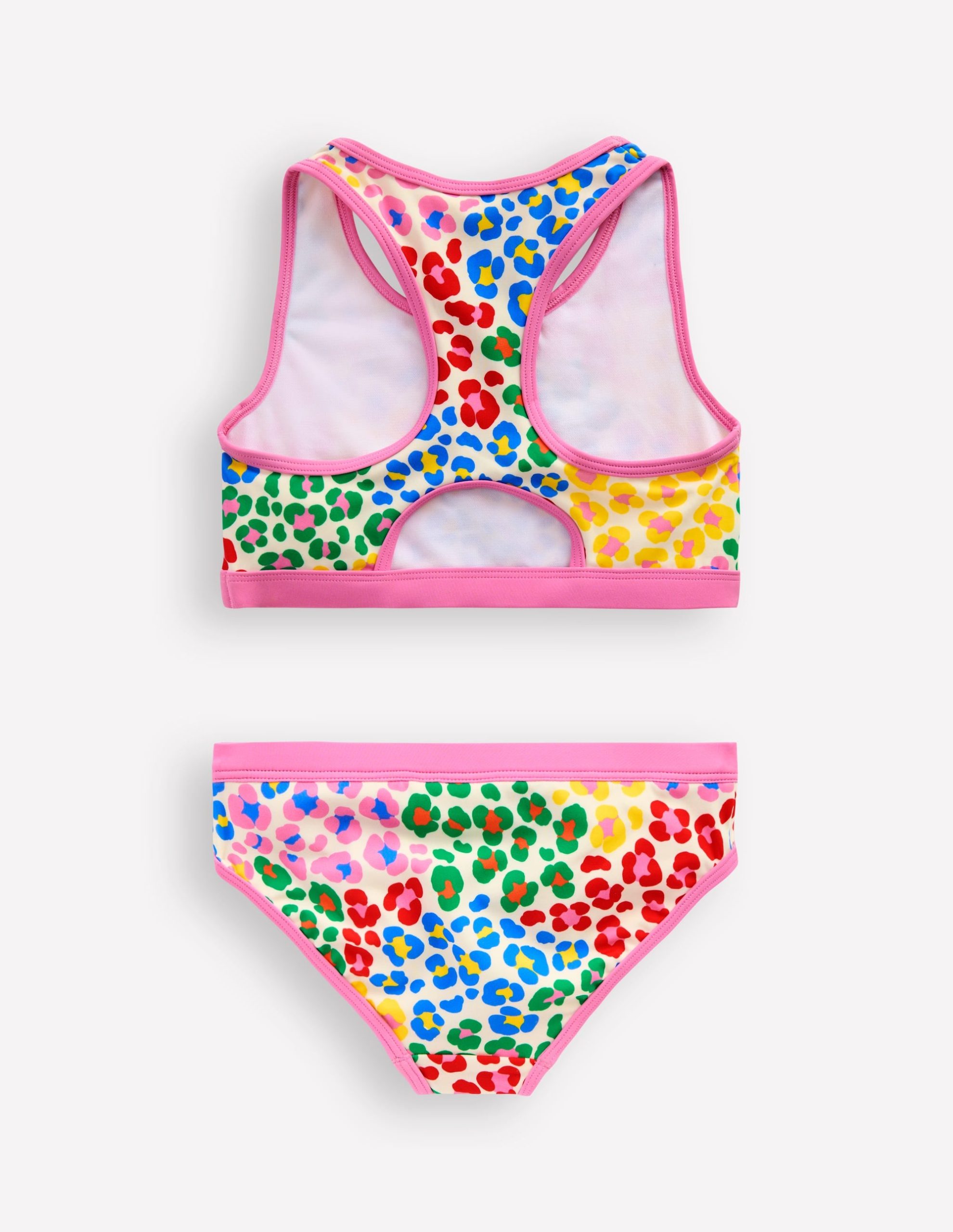 Racerback Bikini-Multi Rainbow Leopard - Image 2