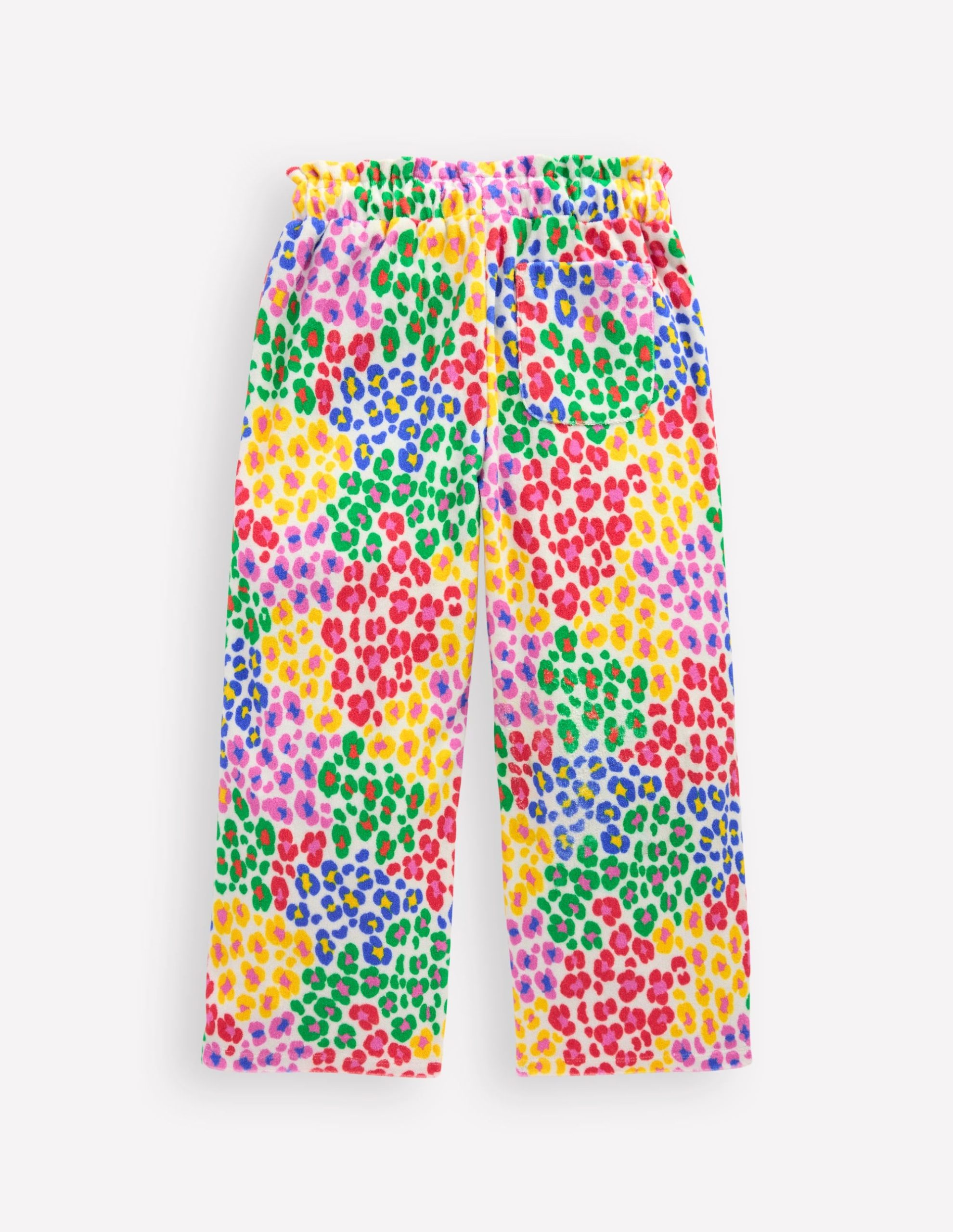Towelling Pants-Multi Rainbow Leopard - Image 2