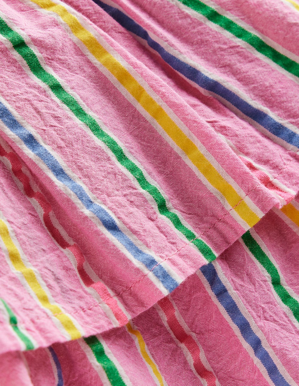 Tiered Woven Skirt-Pink Multi Stripe - Image 3