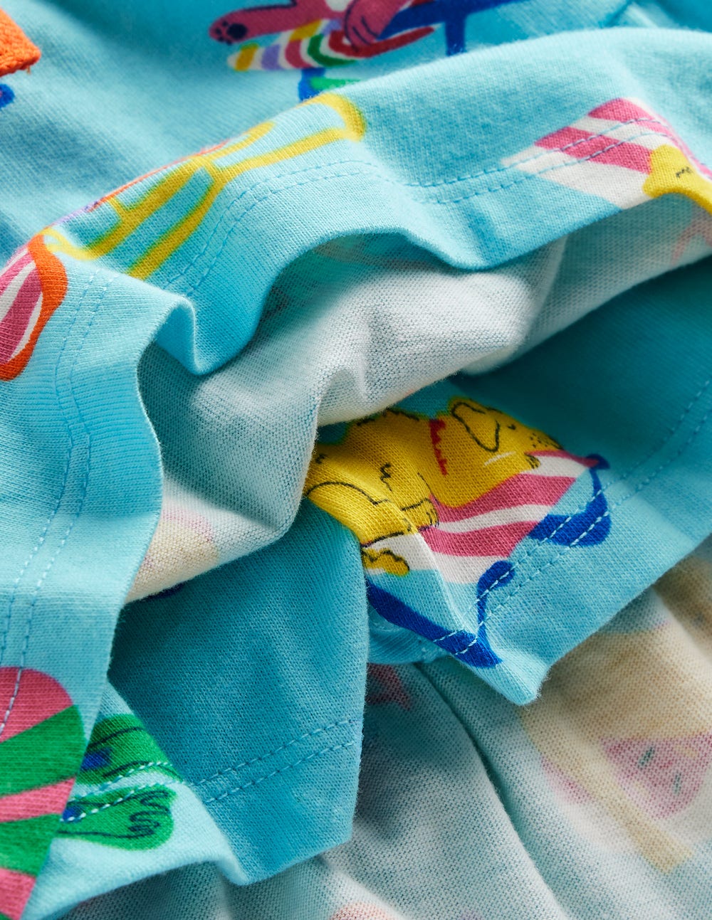 Tiered Jersey Skort-Caribbean Blue Poolside Pets - Image 6