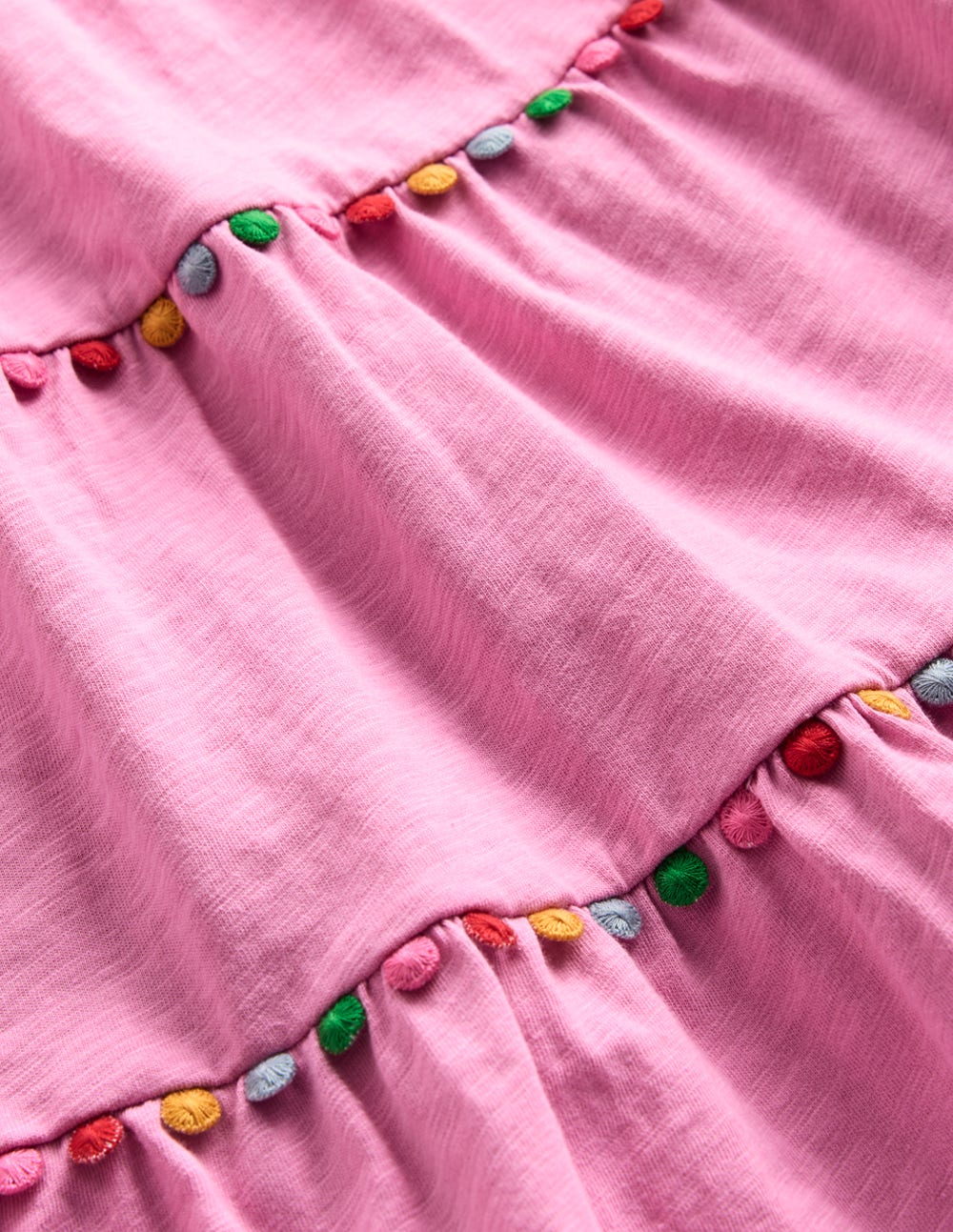 Addison Twirly Pom Dress-Pink - Image 4