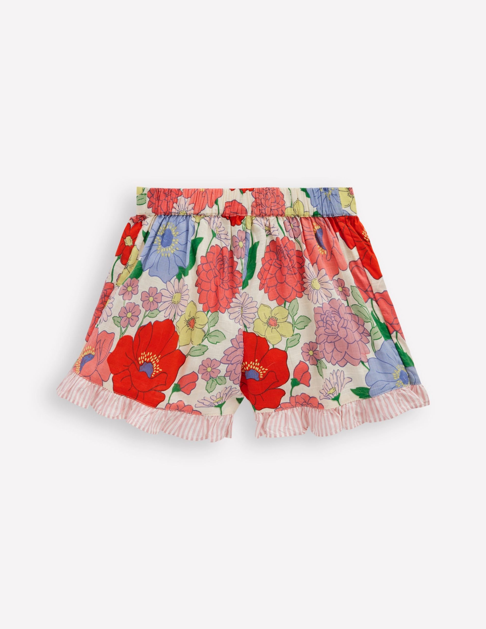 Wrap Frill Skort-Multi Summer Garden - Image 2