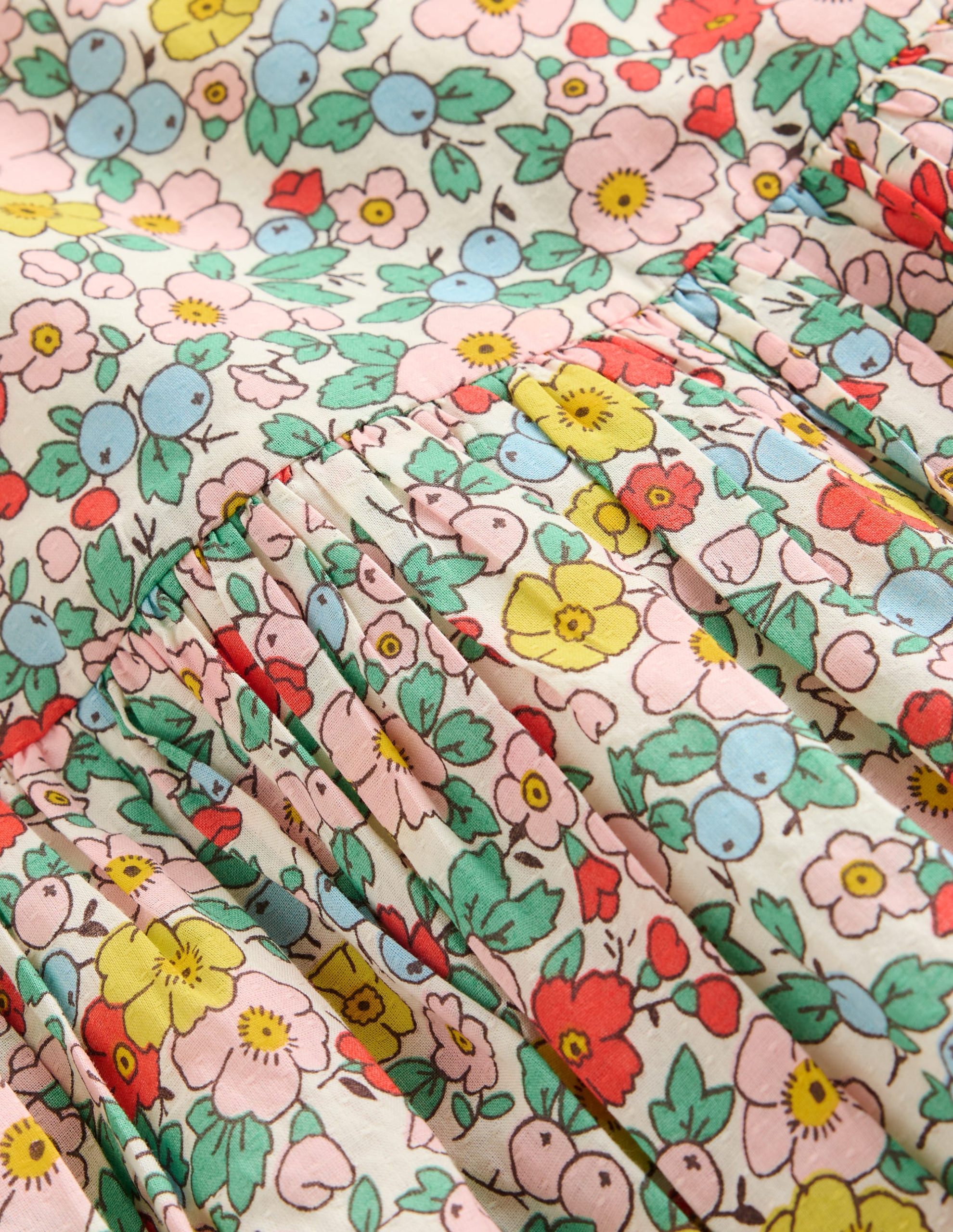 Madeline Woven Dress-Vanilla White Apple Blossom - Image 3