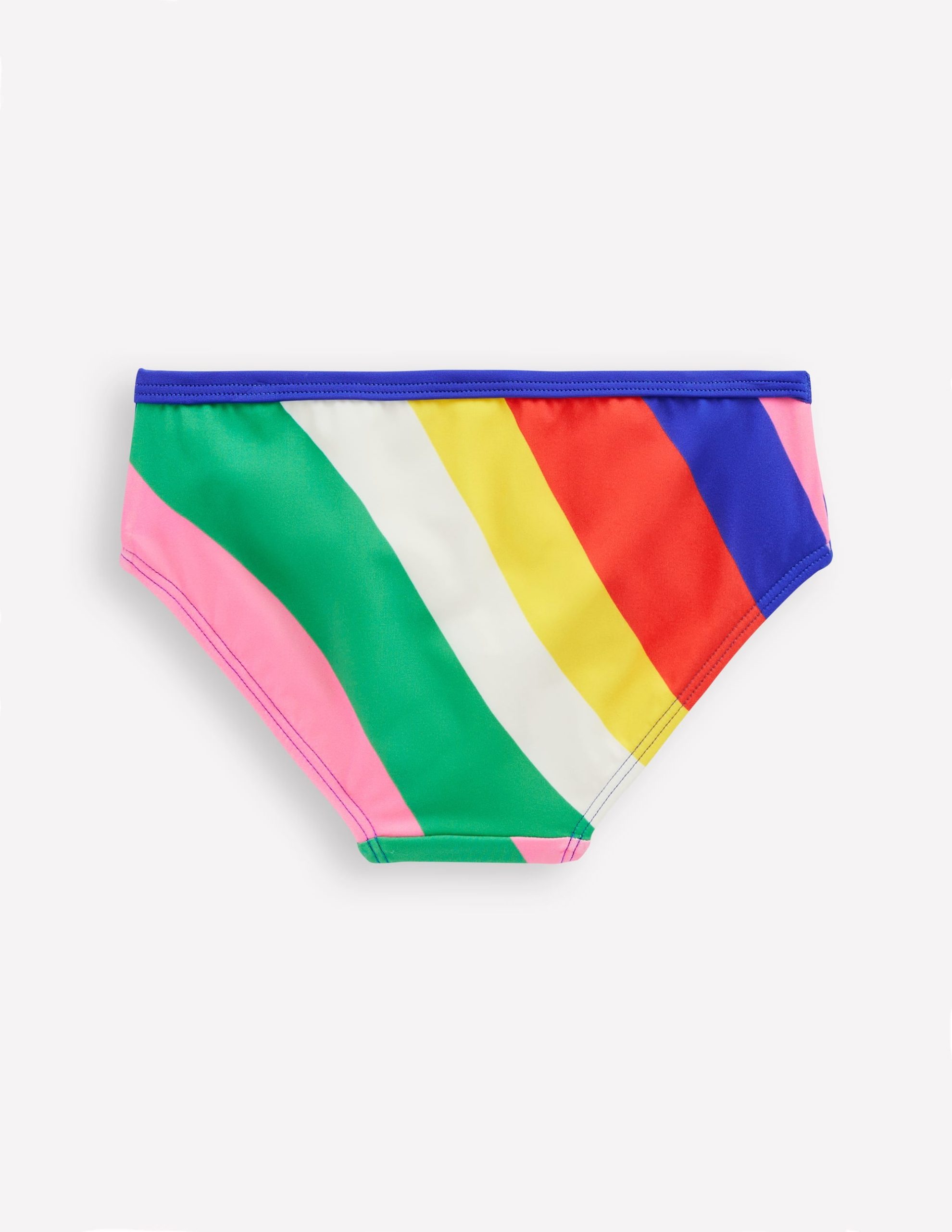 Patterned Bikini Bottoms-Multi Rainbow Swirl - Image 2