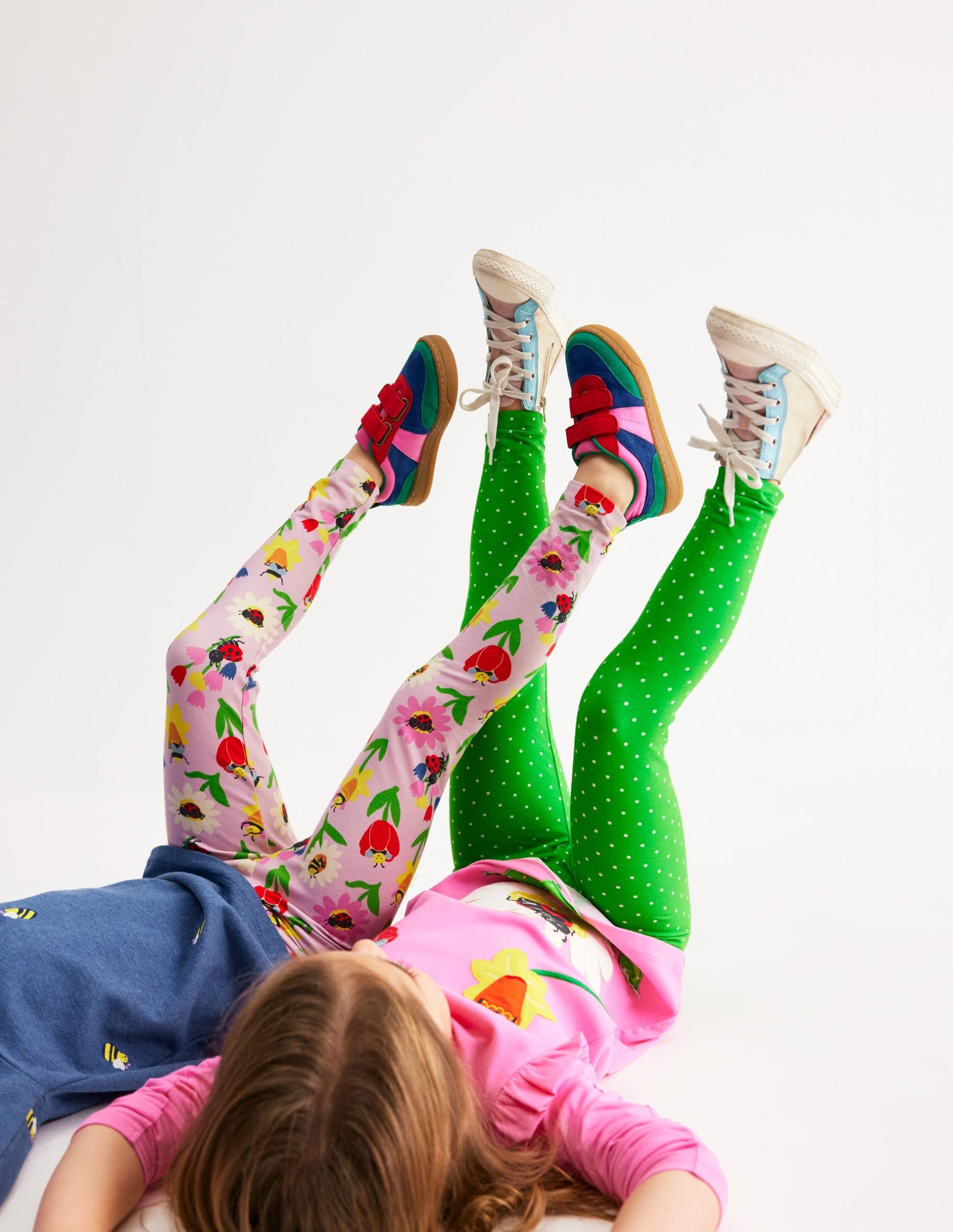 Heart Pocket Tunic Set-Blue Marl Bees - Image 2