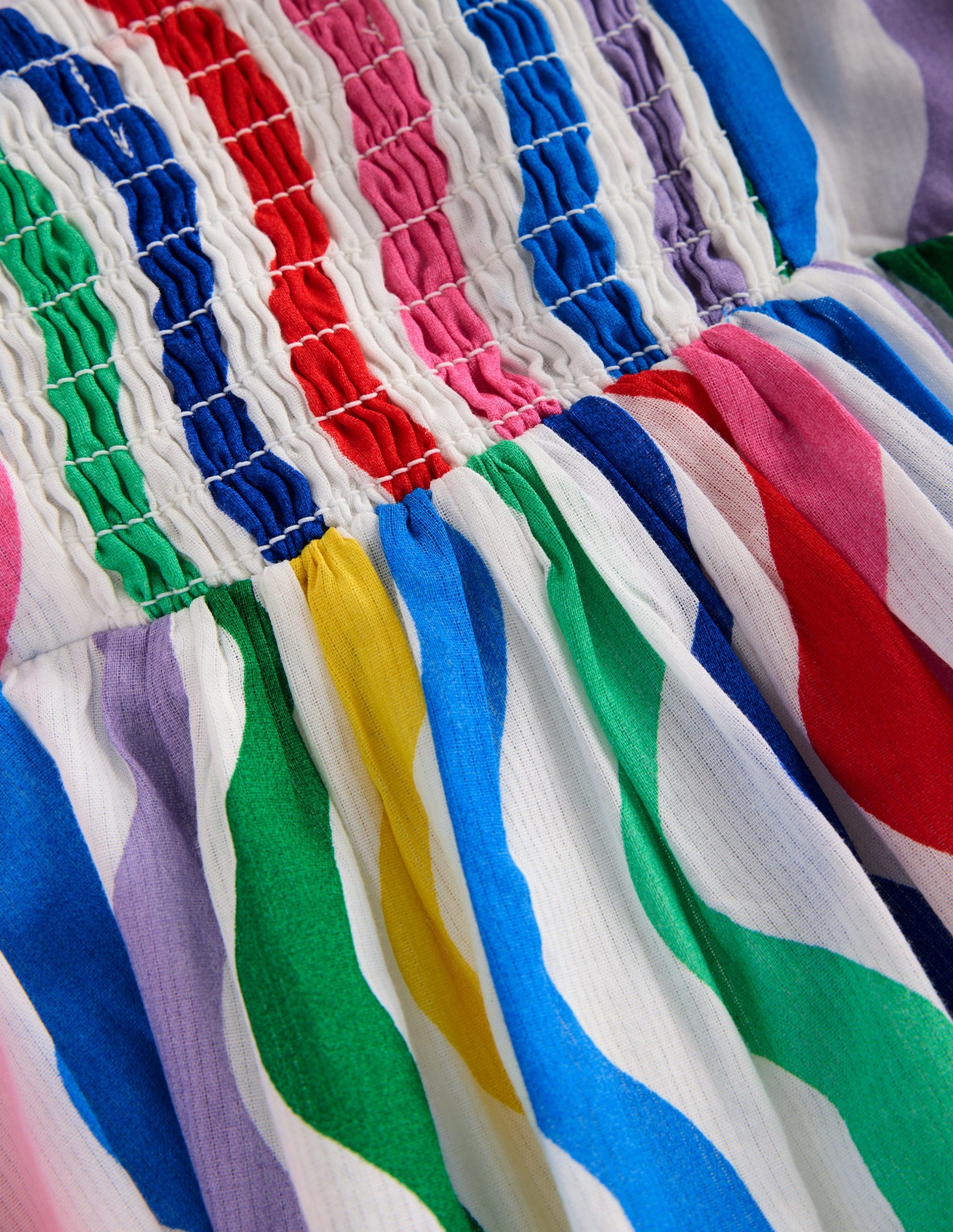 Aurelia Tiered Twirly Dress-Multi Wave - Image 6