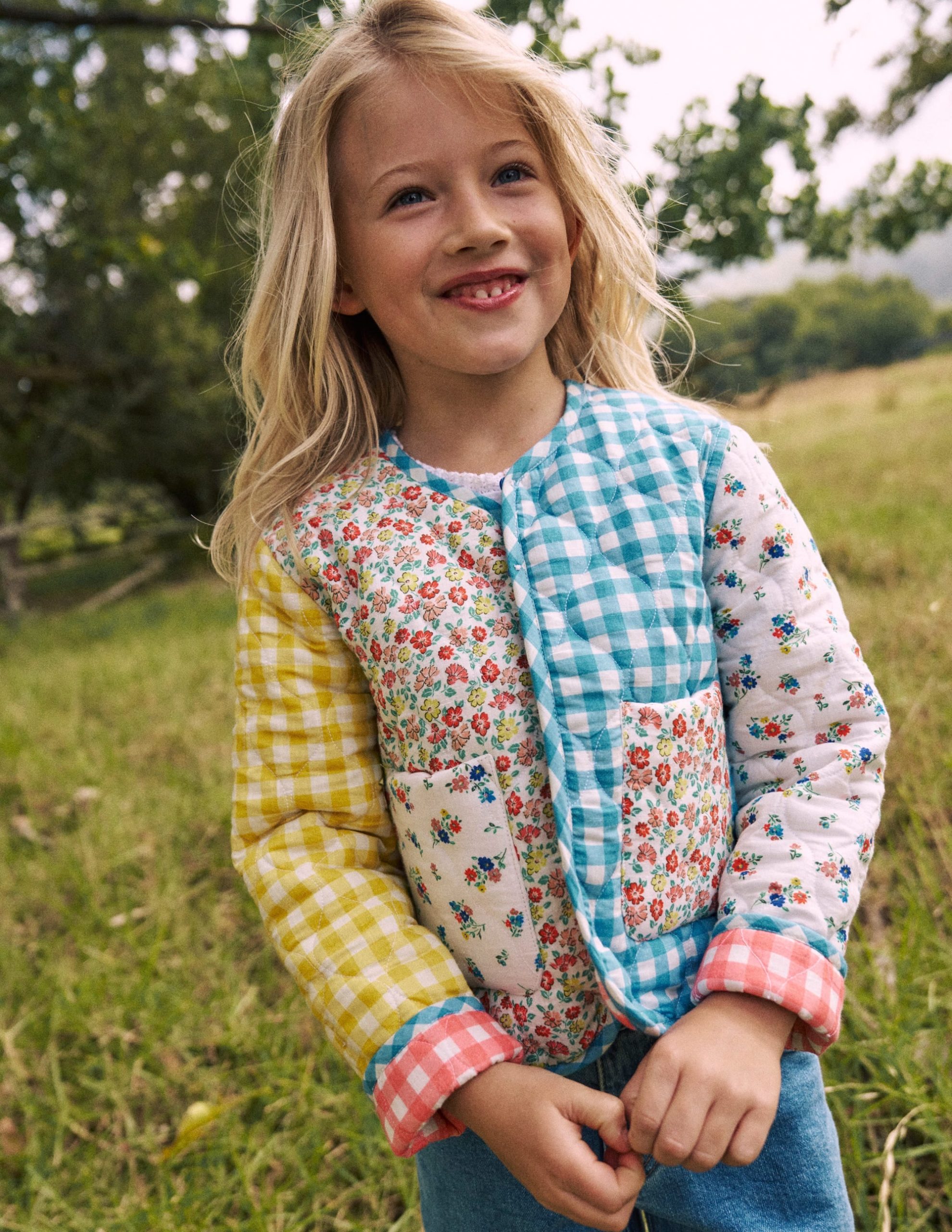 Aurore Reversible Jacket-Patchwork Floral - Image 2