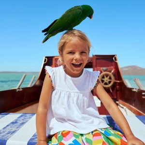 Frill Sleeve Pom Top-White