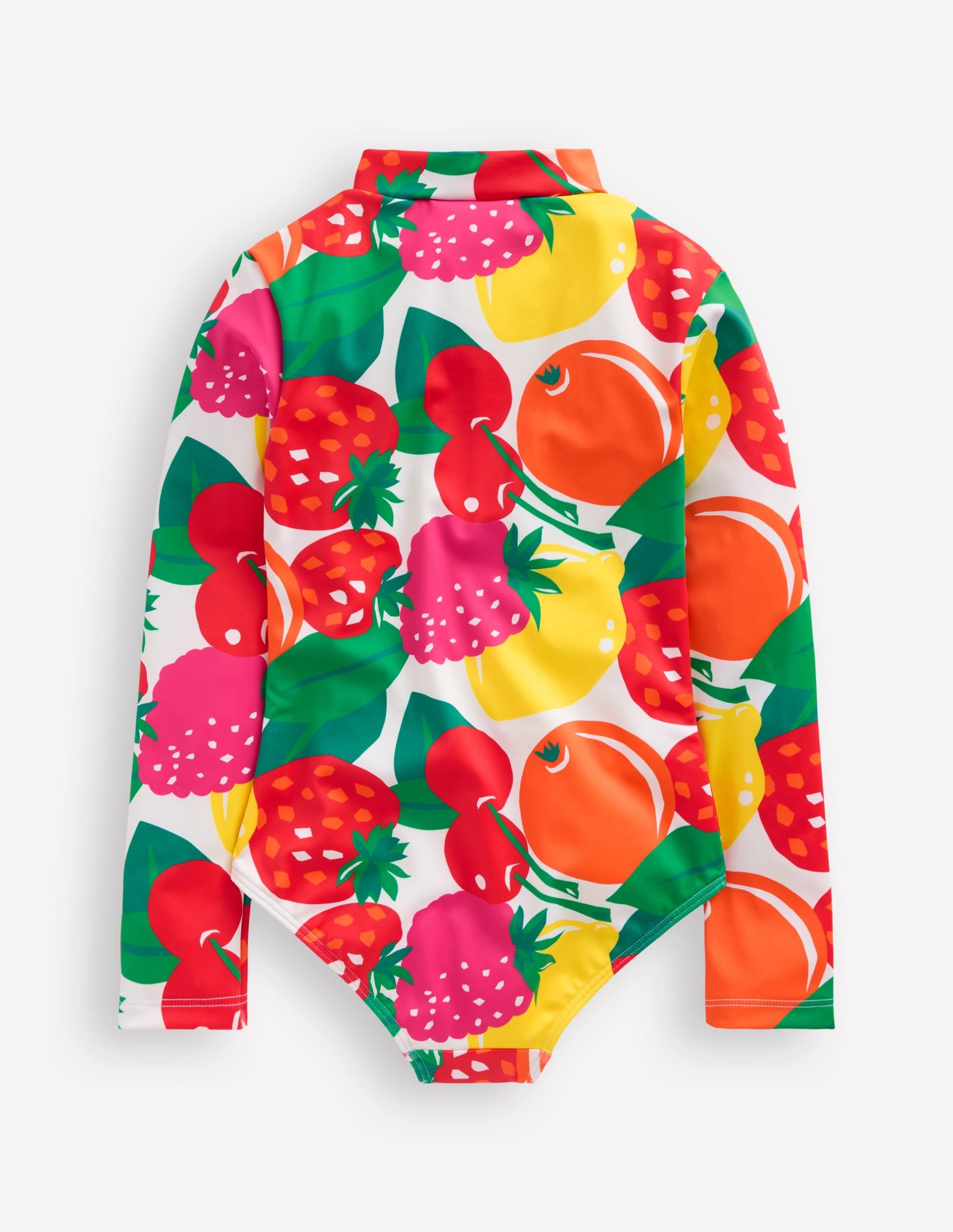 Long-Sleeved Swimsuit-Multi Giant Fruit - Image 4