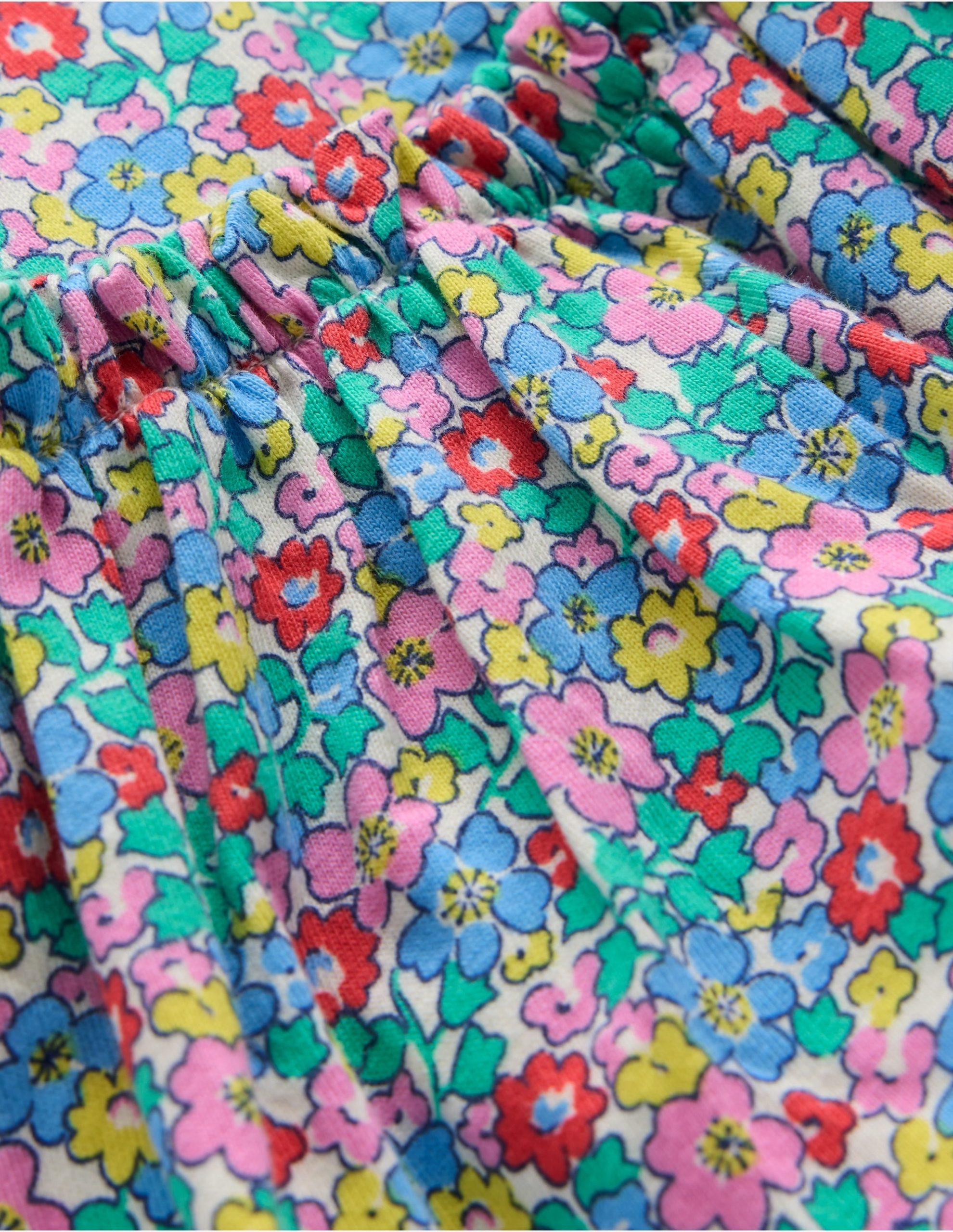 Jersey Midi Skirt-Multi Flowerbed - Image 3