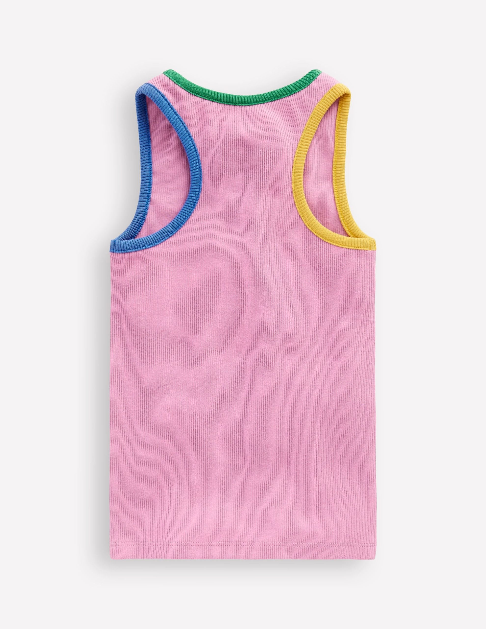 Racerback Ribbed Vest-Vintage Mauve - Image 2
