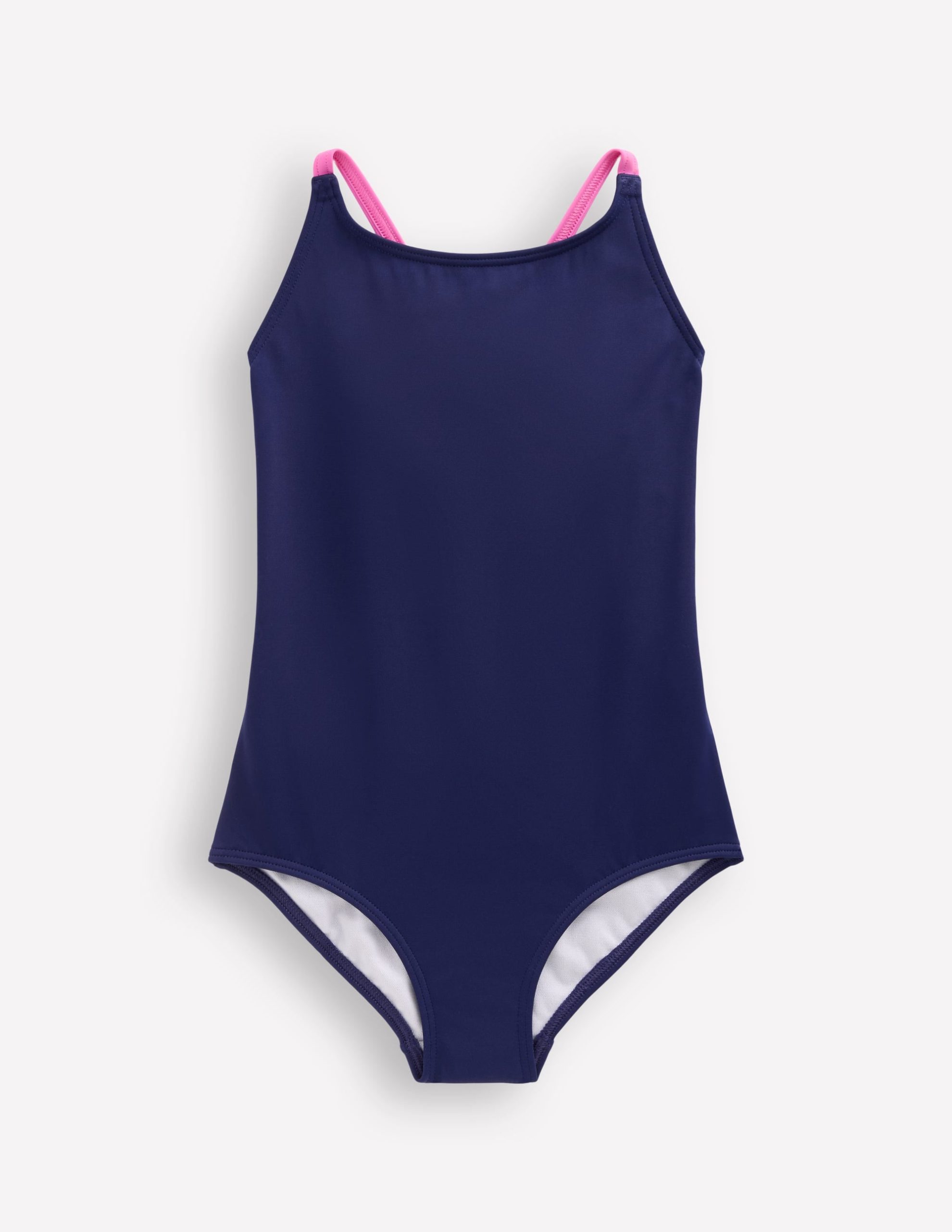 Selena Rainbow Strap Swimsuit-College Navy - Image 2