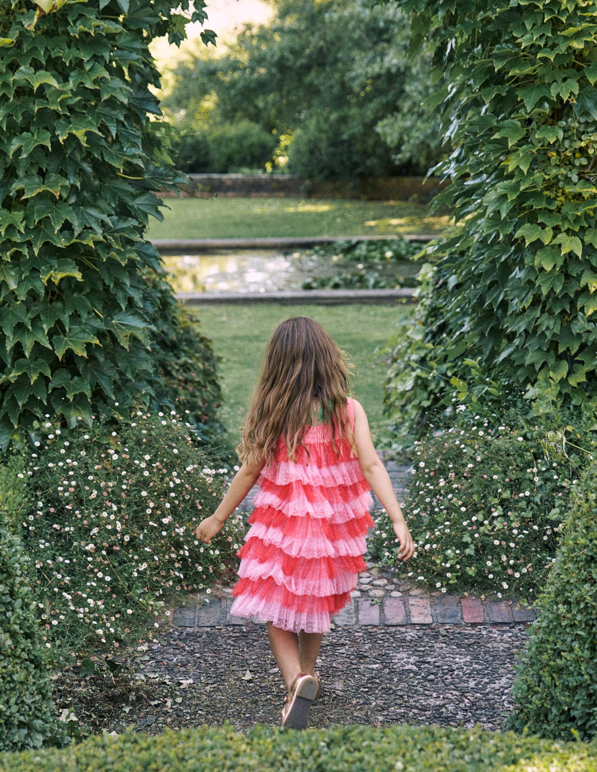 Strawberry Tulle Dress-Red/Pink - Image 2