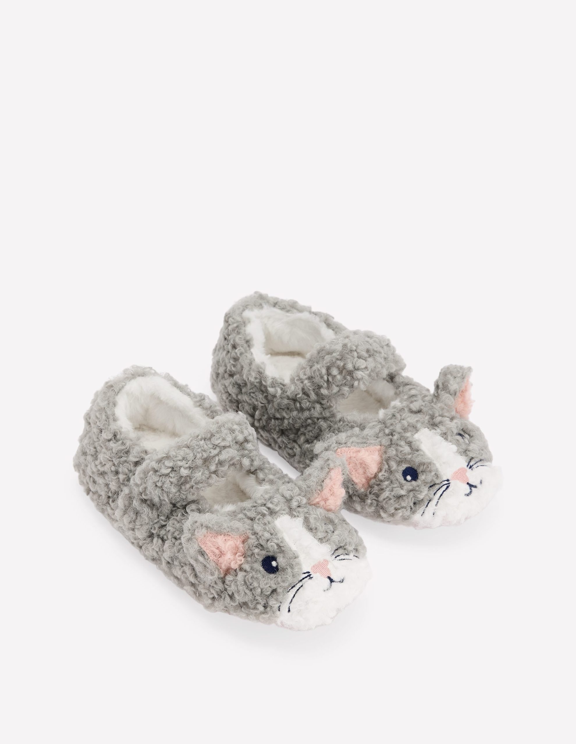 Mary Jane Slippers-Grey Cat - Image 2