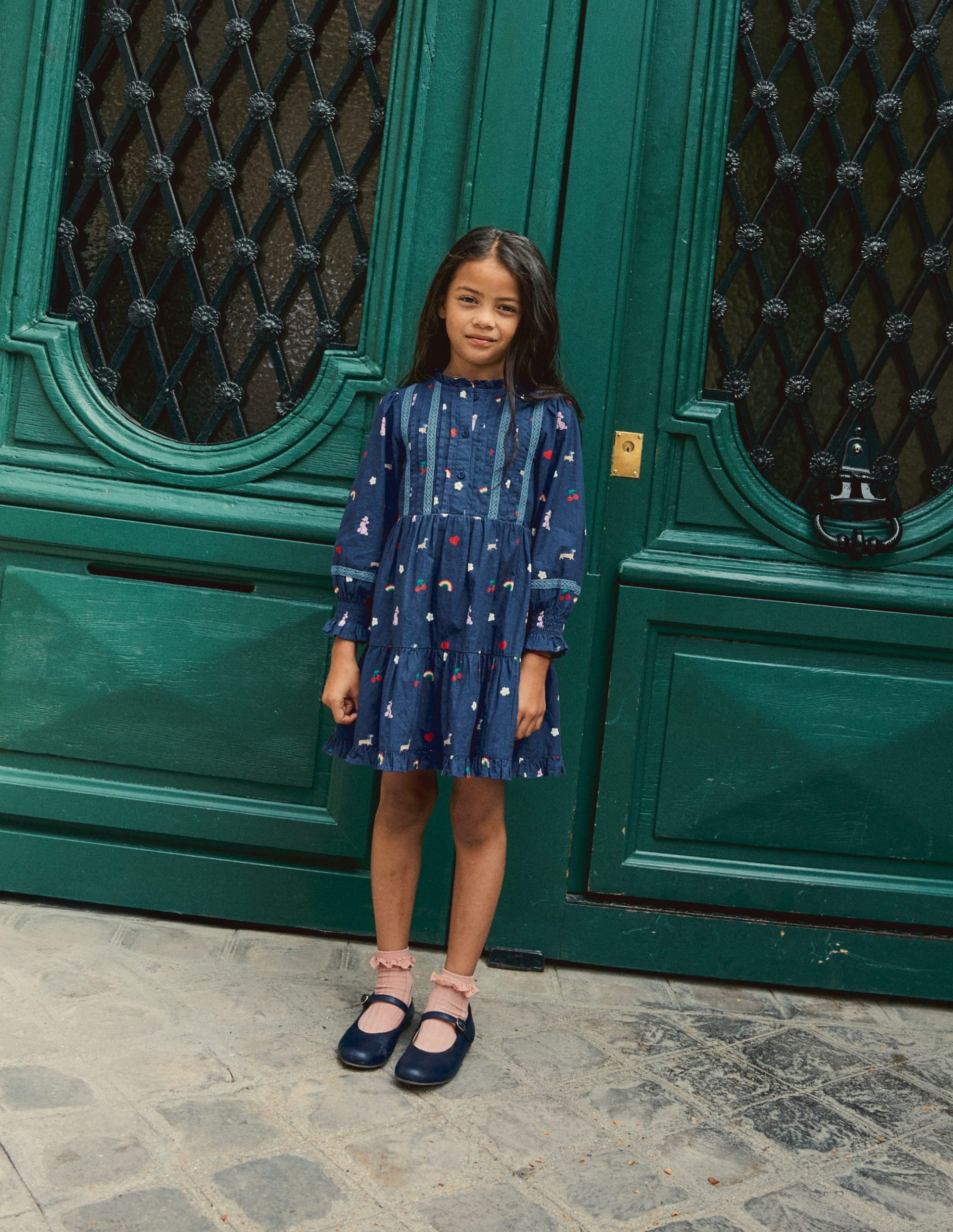 Mary Jane Shoes-Navy - Image 2