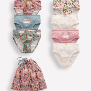 7-Pack Underwear-Festive Swans