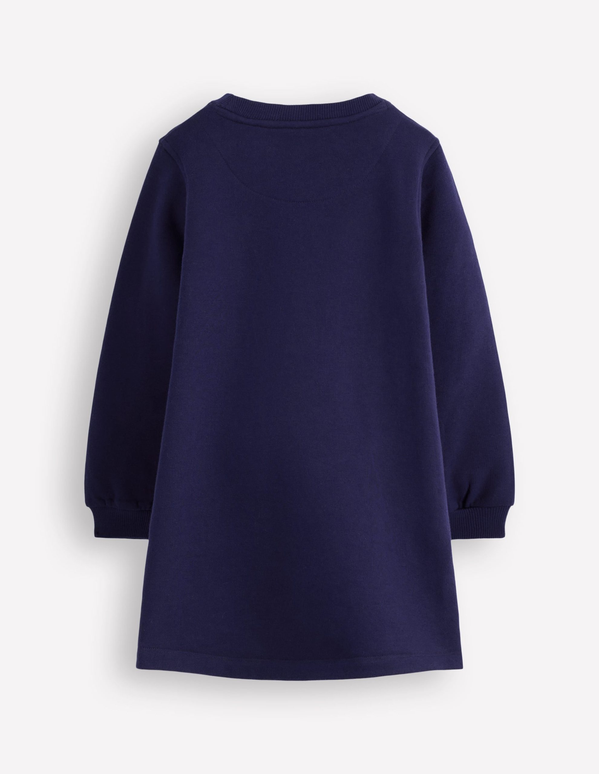 Ida Sweatshirt Appliqu?? Dress-College Navy Tigers - Image 2