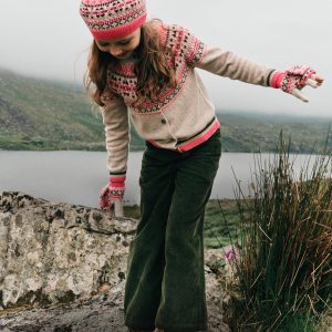 Edie Fair Isle Cardigan-Oatmeal Heritage Fair Isle