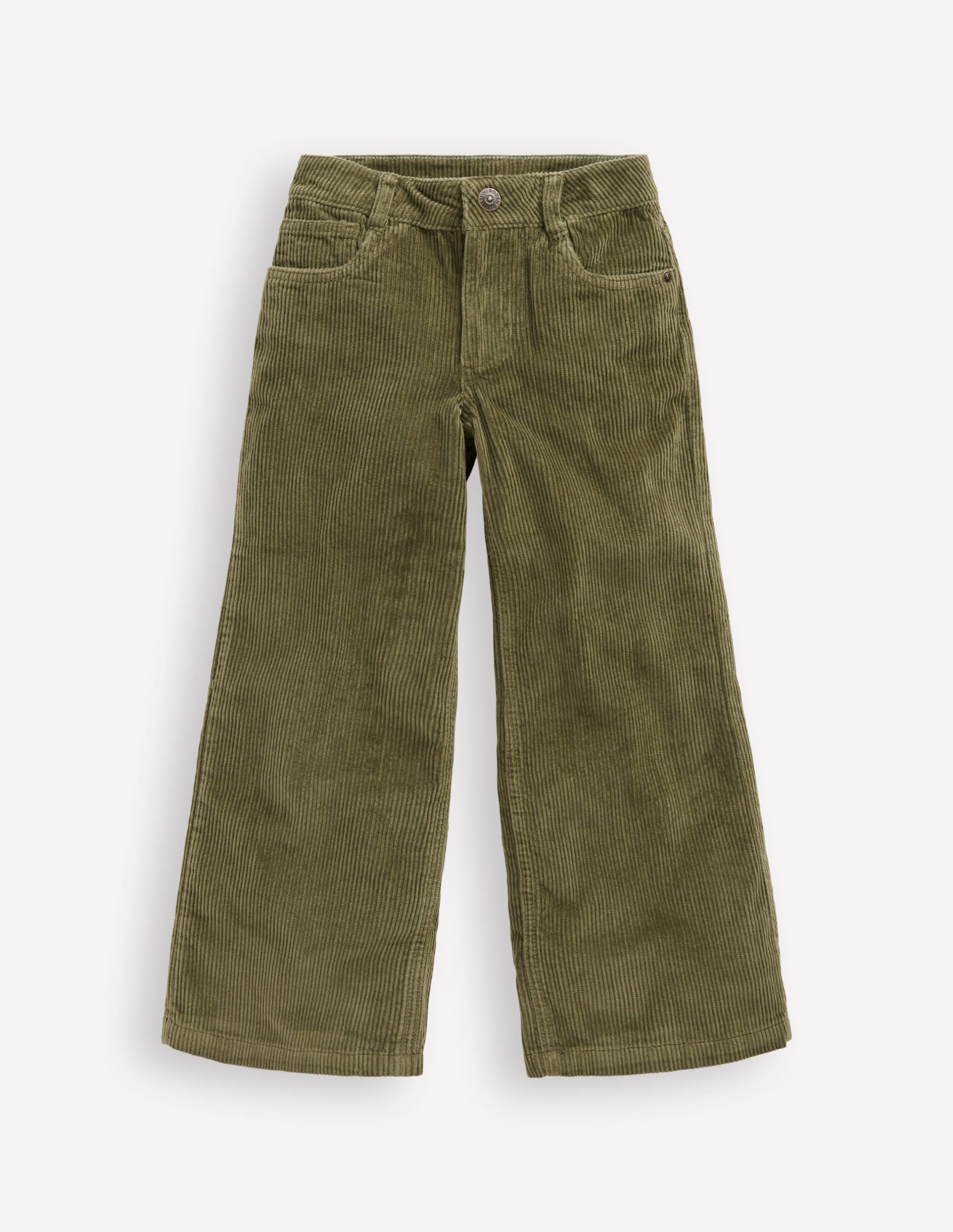 Wide Leg Pants-Woodland Green - Image 2
