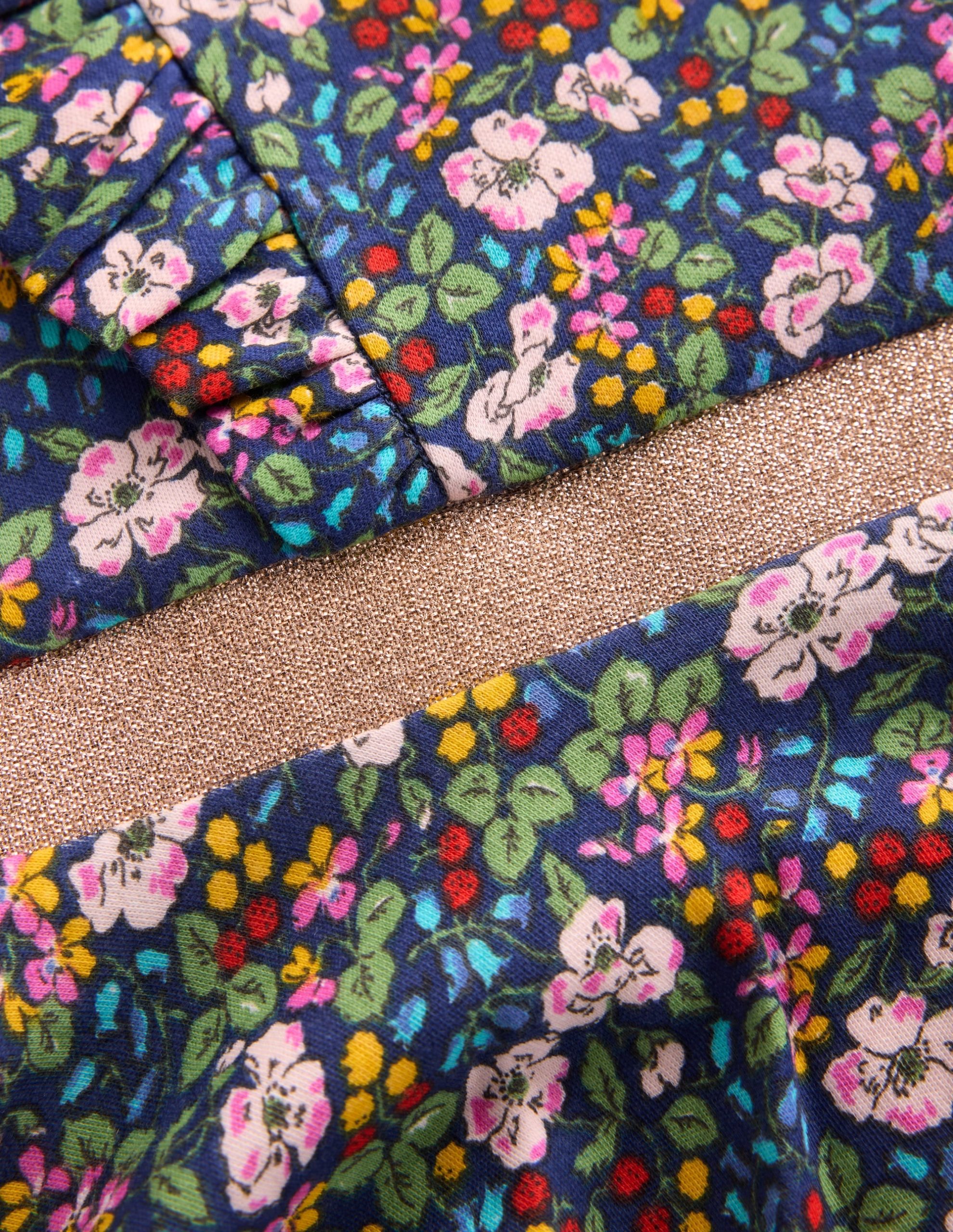 Cora Twirly Jersey Dress-Starboard Blue Berry Floral - Image 4