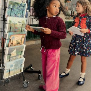 Relaxed Cord Pants-Raspberry Pink