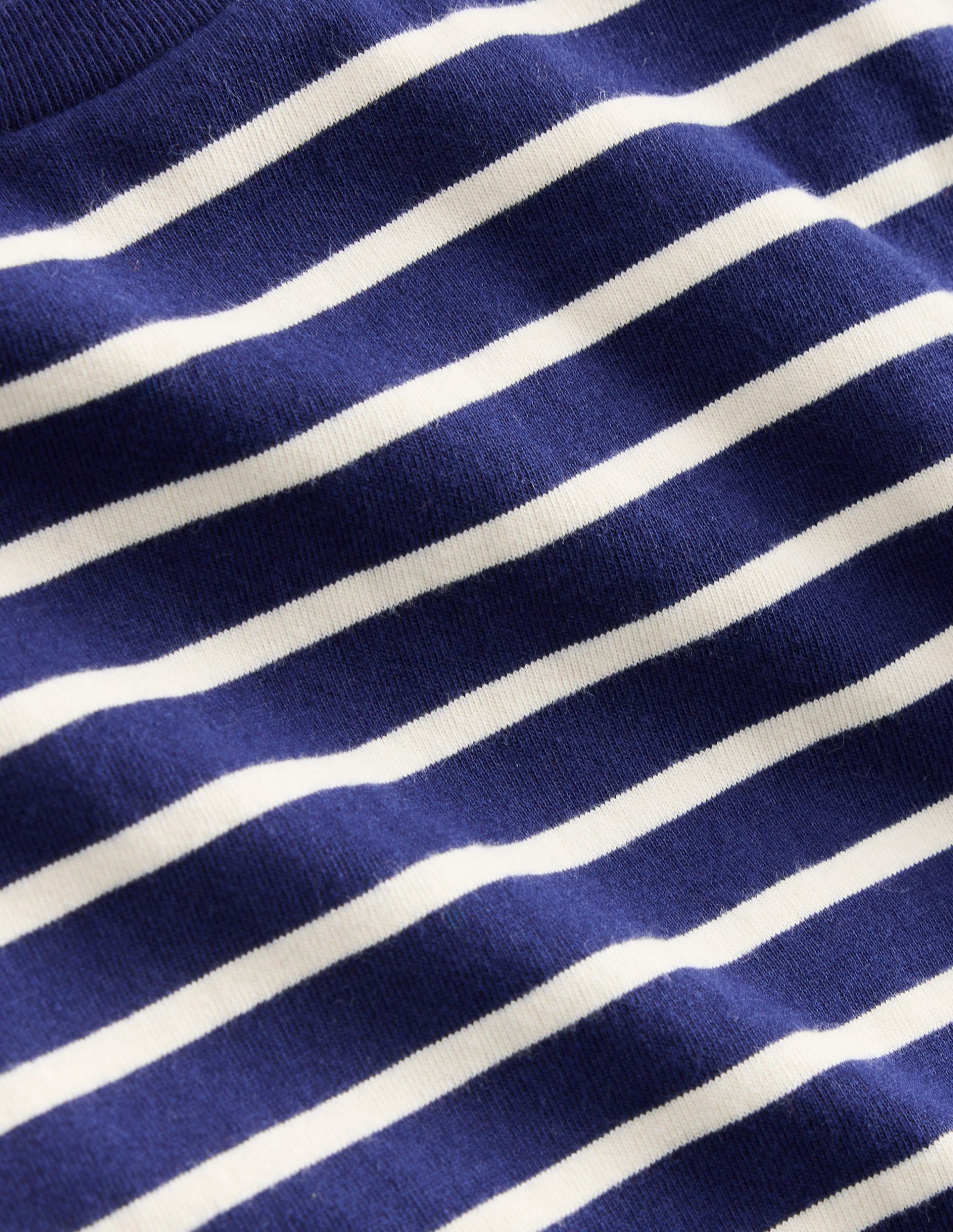 Long Sleeve Relaxed Breton-Navy/Ivory - Image 3