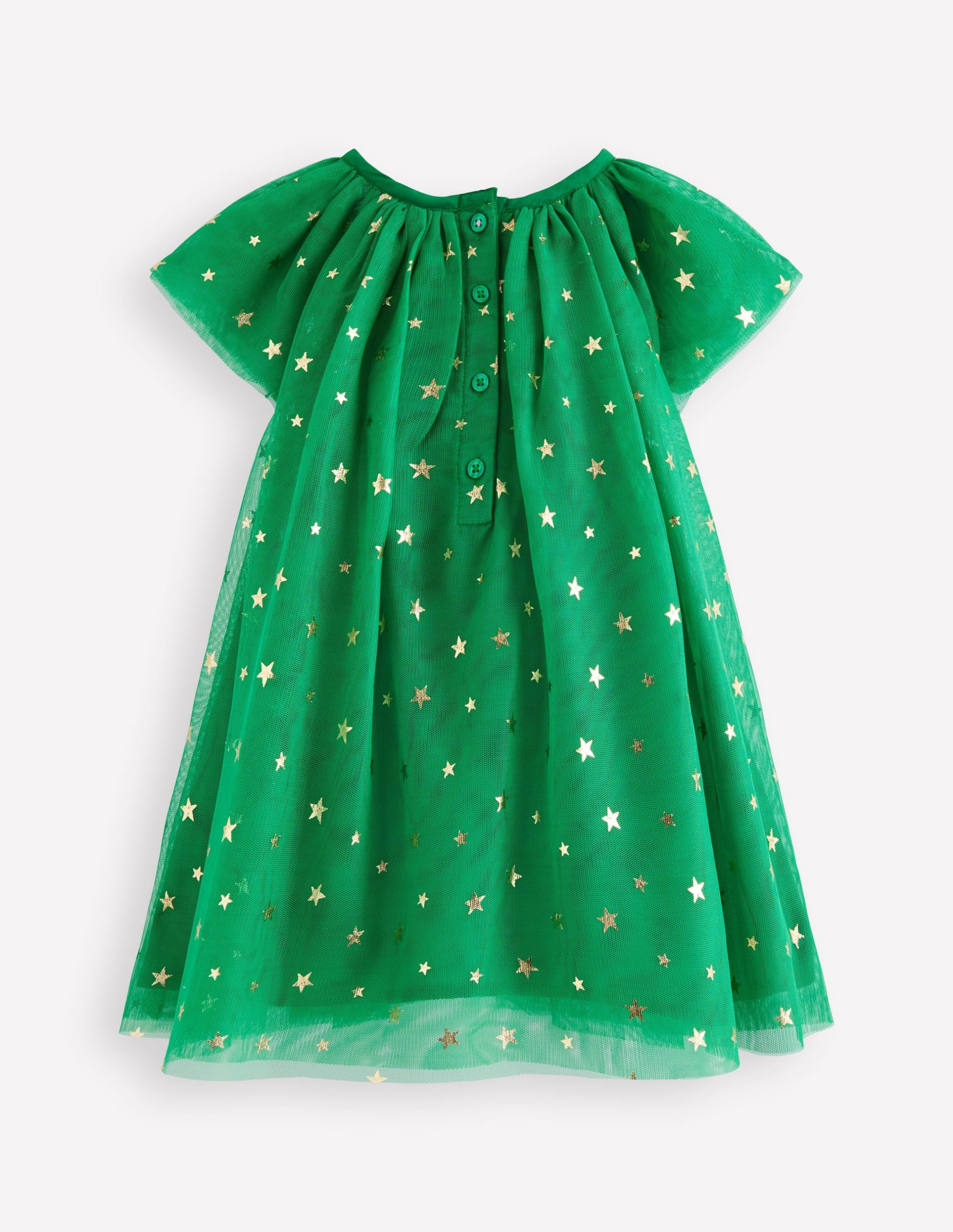 Layered Tulle Dress-Green Christmas Tree - Image 3