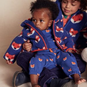 Boys Borg Fleece-Blue Foxes
