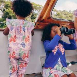 Ruffle Sleeve Romper-French Pink Bows