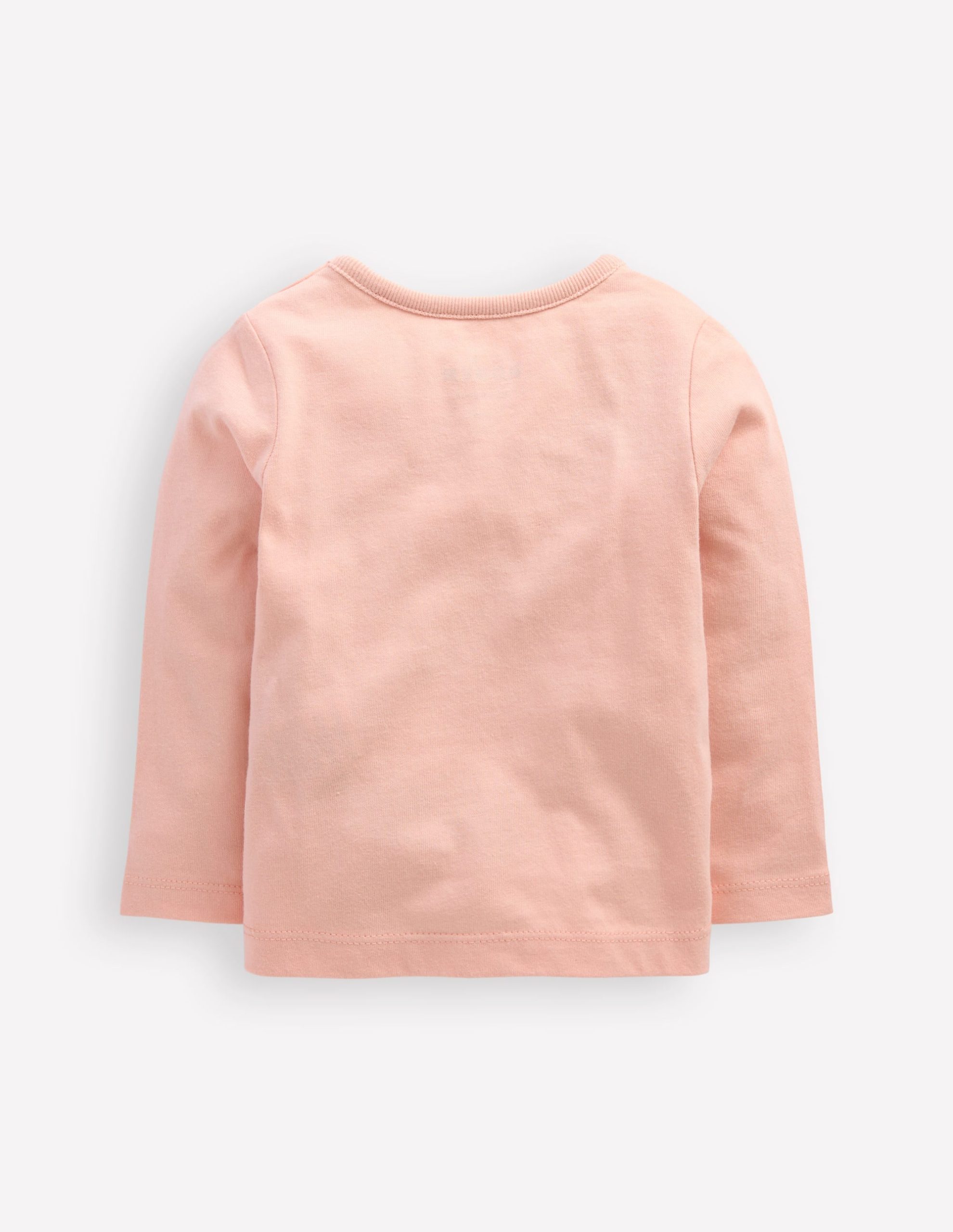 Long Sleeve Logo T-shirt-Chalk Pink - Image 2