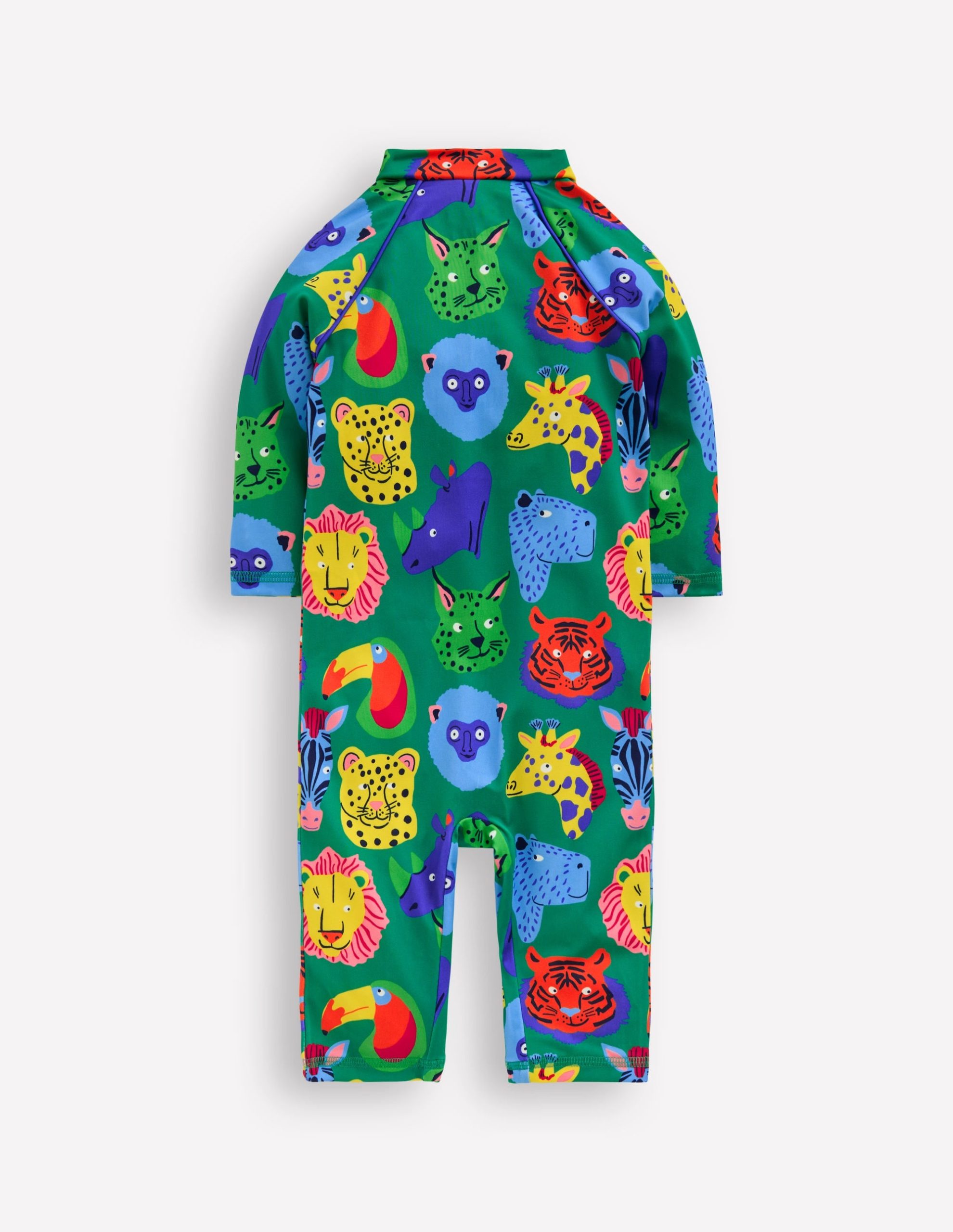Fun Sun Safe Surfsuit-Multi Animal Faces - Image 2