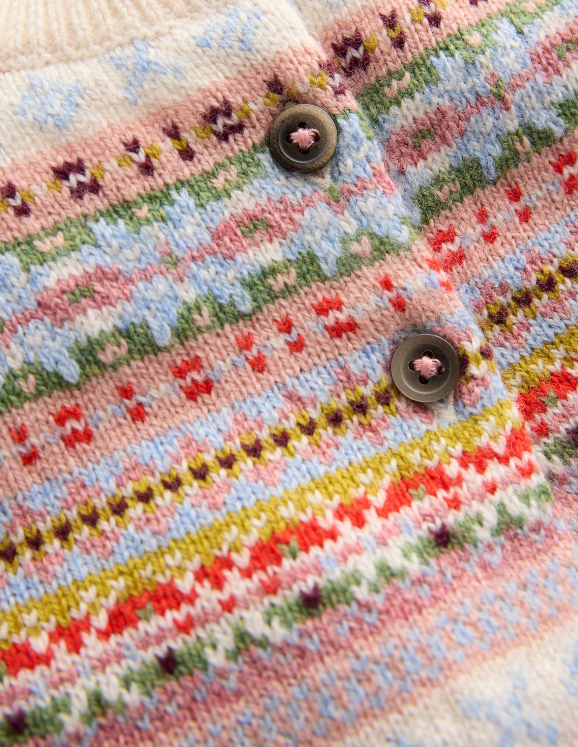 Fair Isle Cardigan-Soft Multi - Image 4