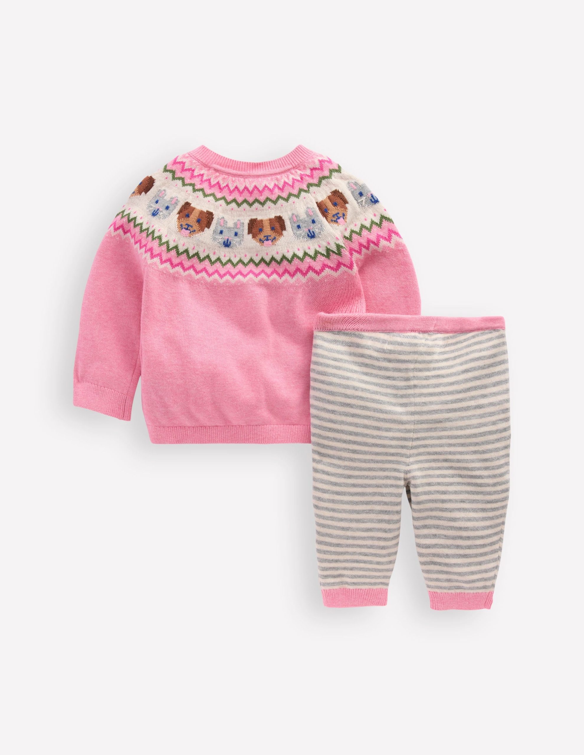 Fun Knitted Play Set-Vintage Pink Pets - Image 2