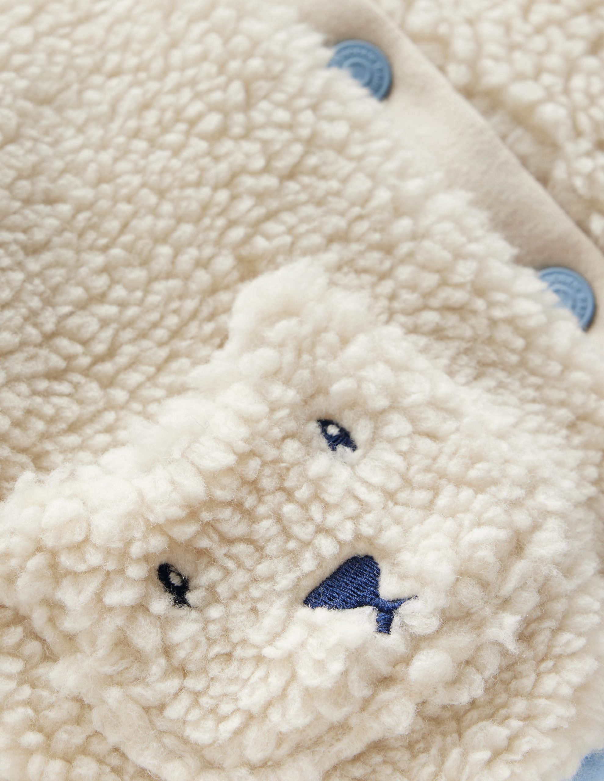 Girls Borg Fleece-Oatmeal Bears - Image 3