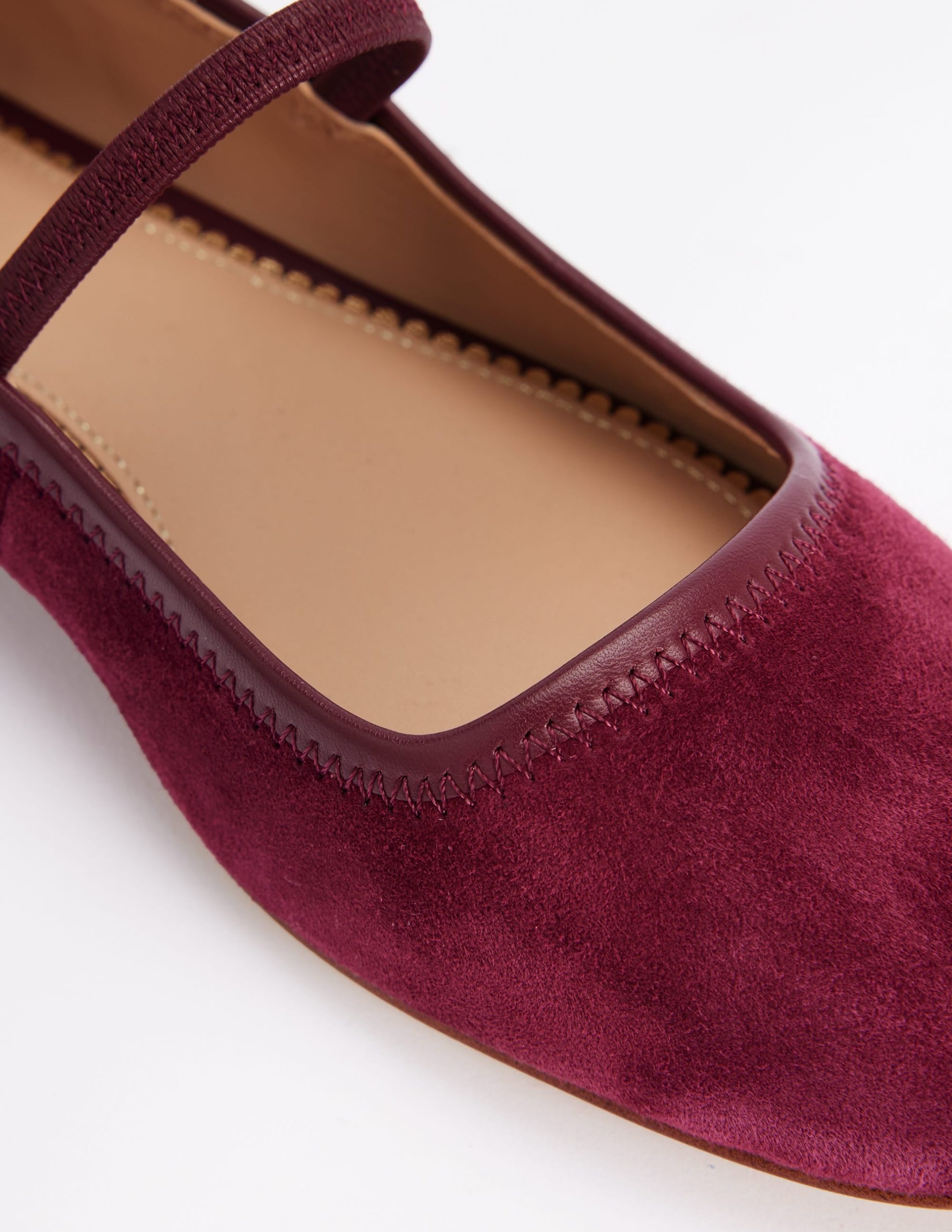 Thea Mary Jane Ballet Flats-Oxblood - Image 4