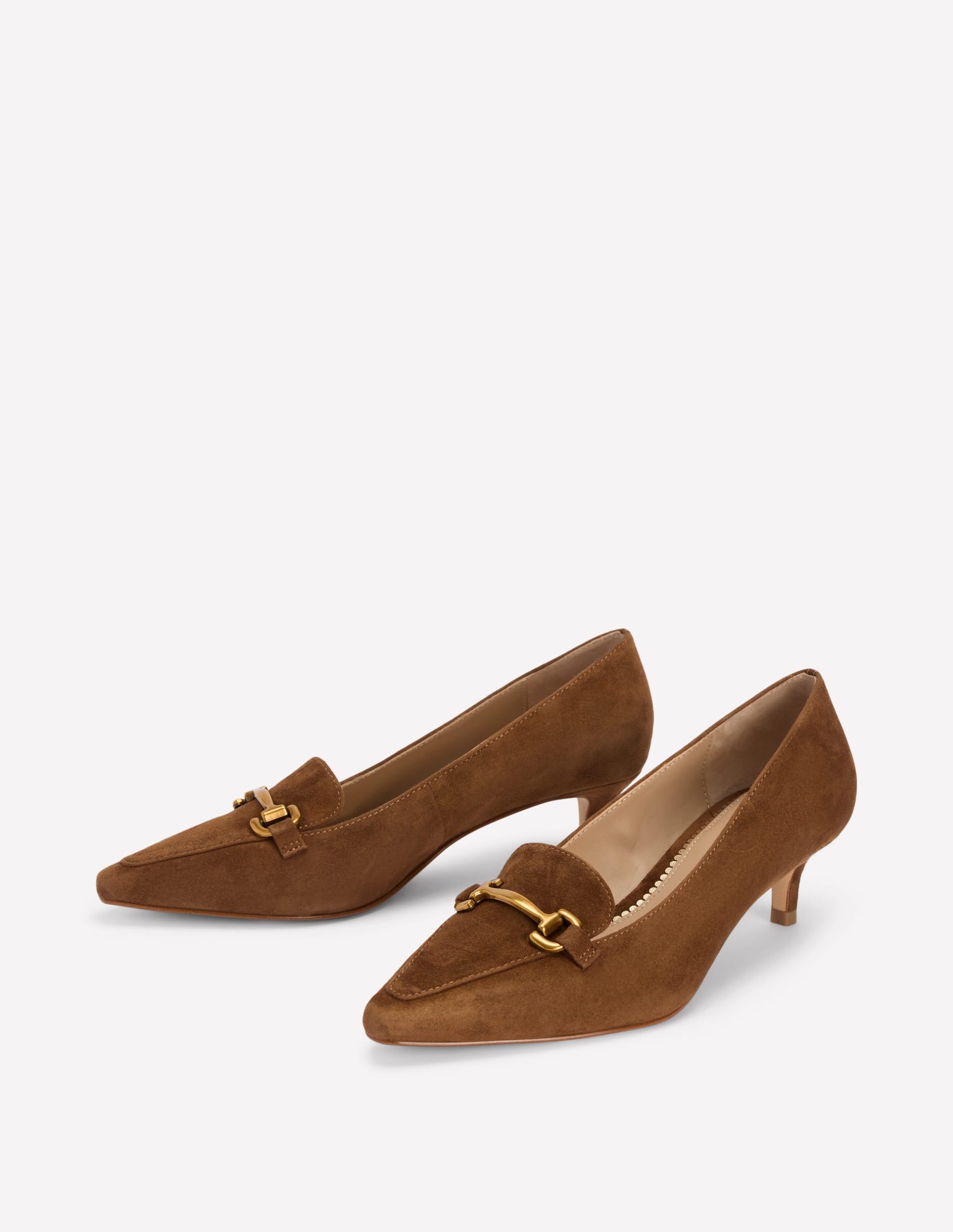 Iris Heel Snaffle Point Loafer-Raw Umber - Image 3