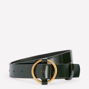 Heritage Classic Belt-Patent Dark Green