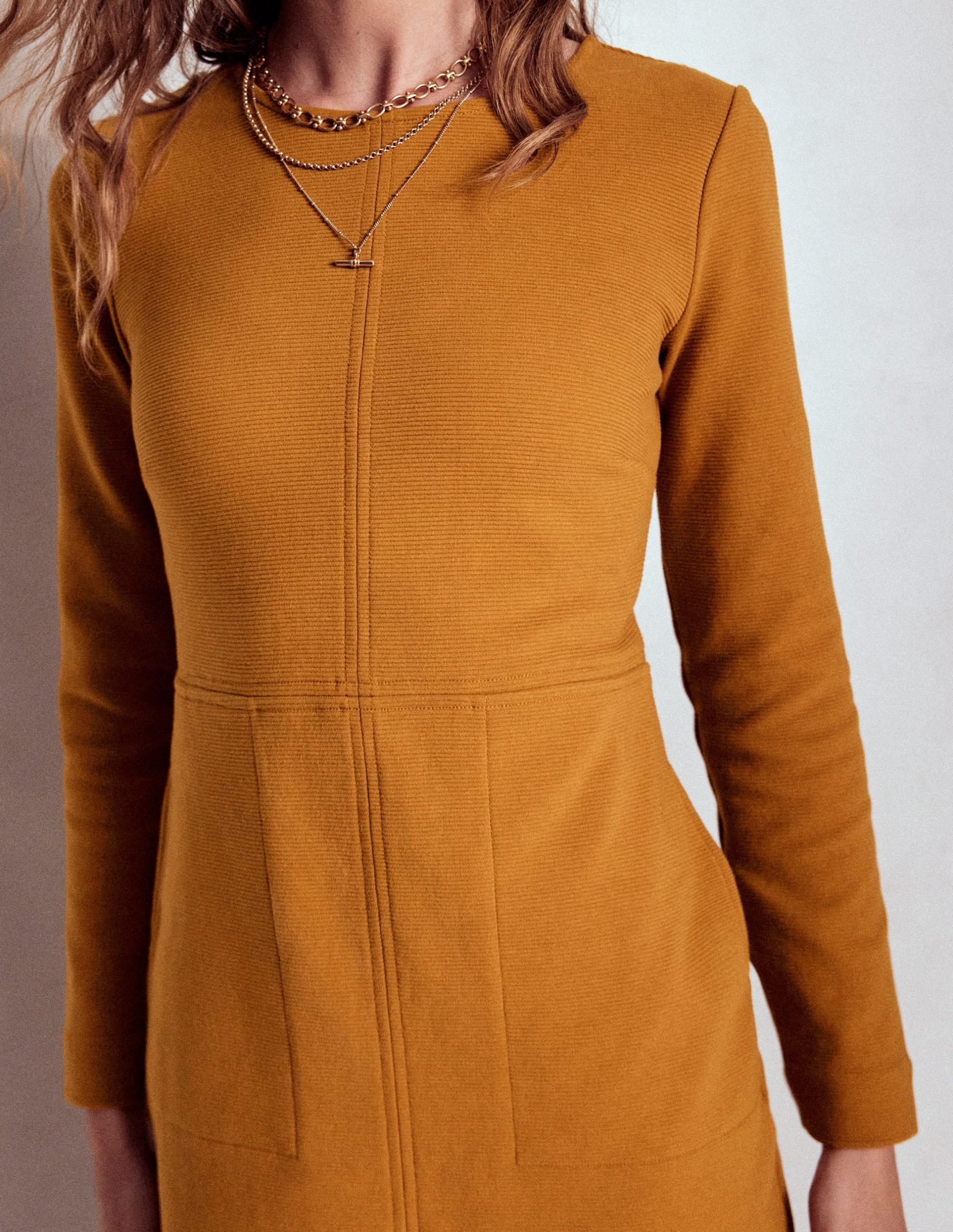 Cornelia Ottoman Dress-Toffee Brown - Image 2