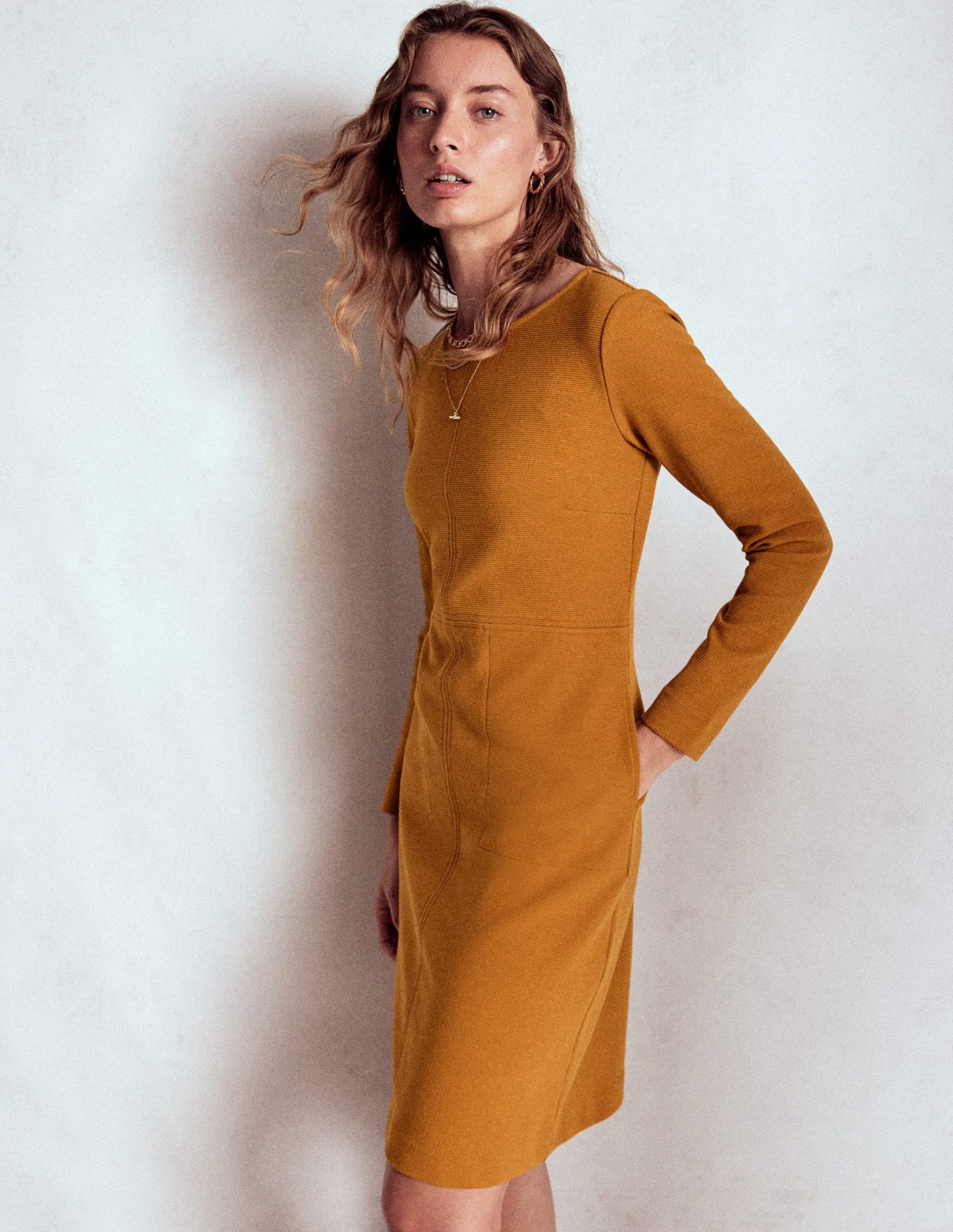 Cornelia Ottoman Dress-Toffee Brown - Image 4