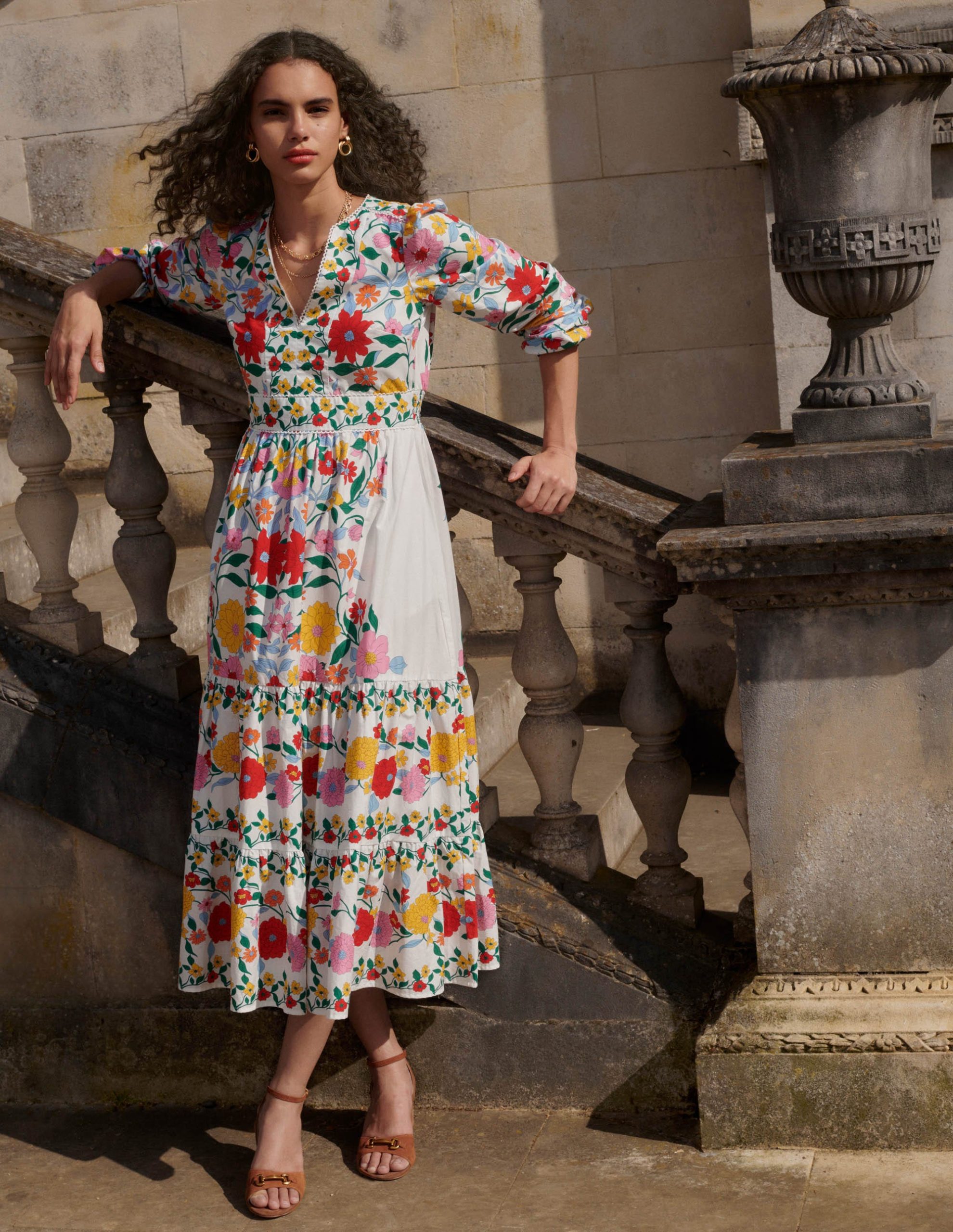 Violet Midi Dress-Multi. Dahlia Trail - Image 5