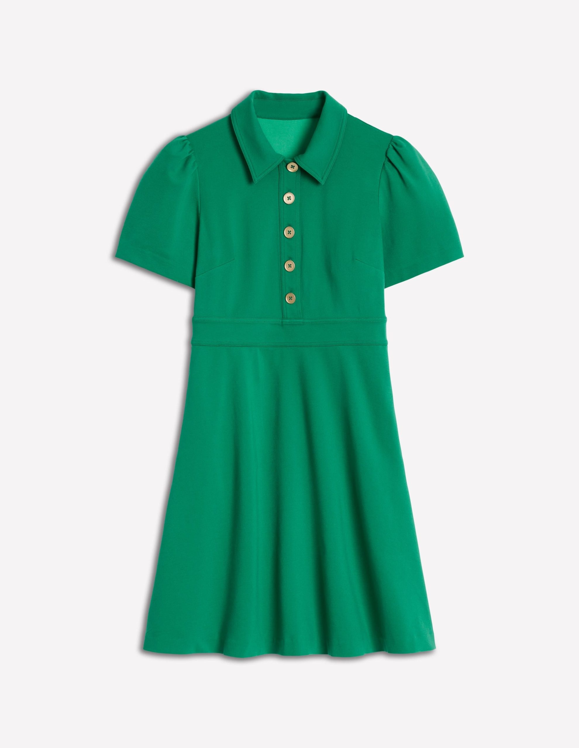 Nicolette Ponte Shirt Dress-Bear Grass - Image 4