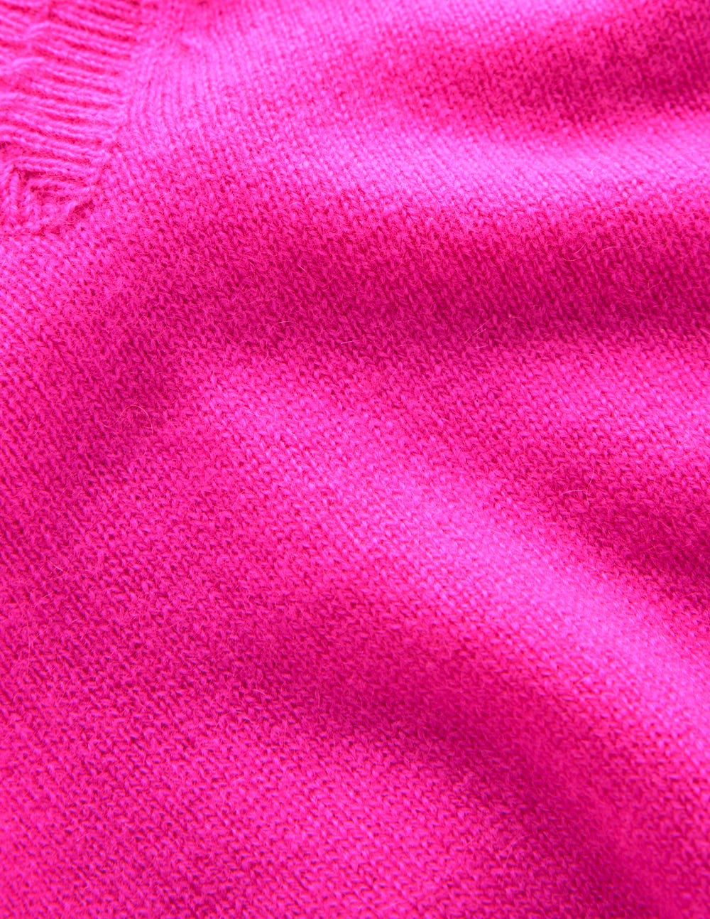 Eva Cashmere V-Neck Sweater-Pop Pansy - Image 7