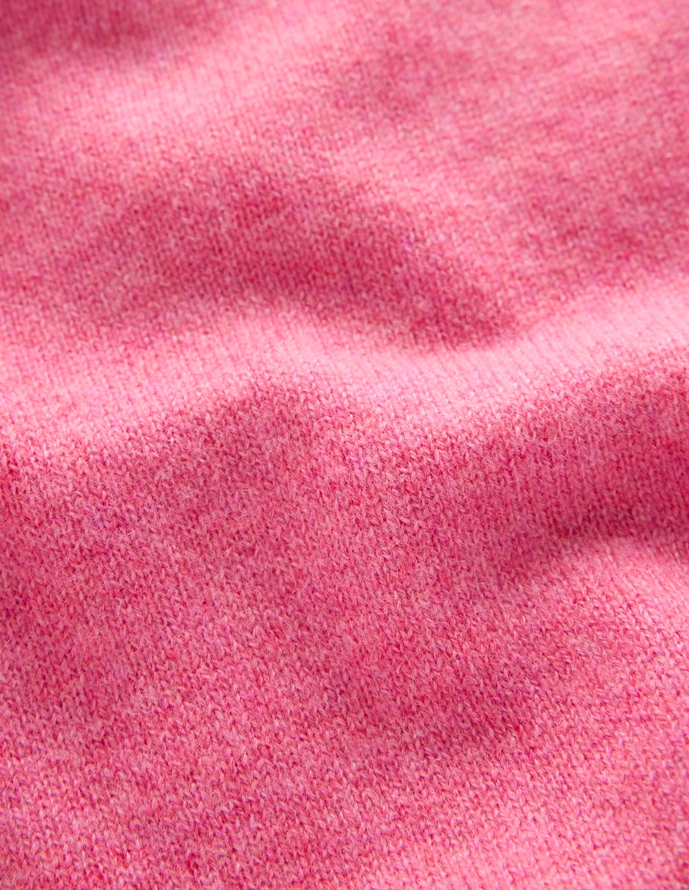 Eva Cashmere T-Shirt-Rose Pink Melange - Image 7