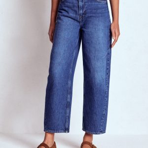Barrel Leg Jeans-Mid Vintage